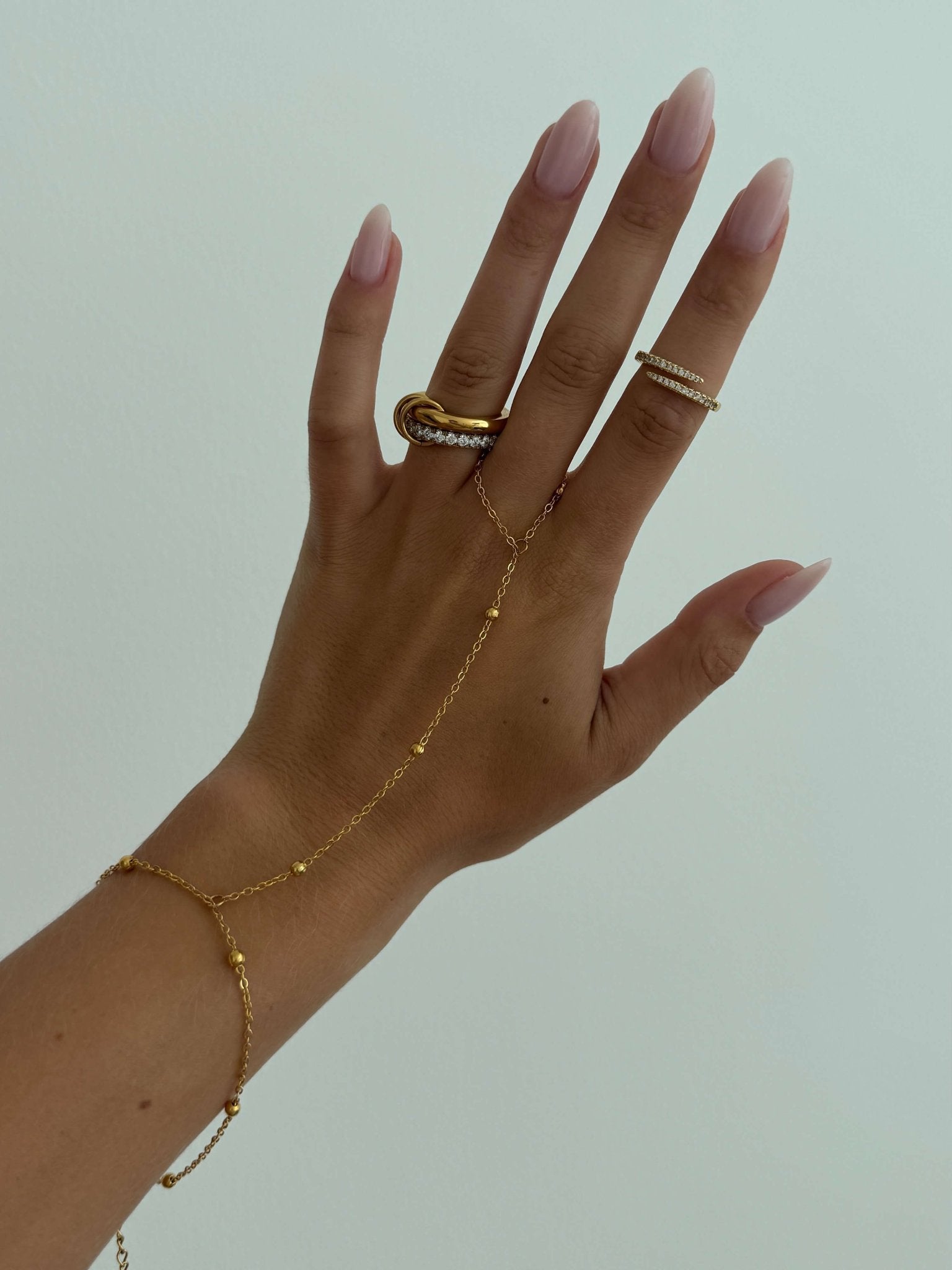 Aeliana Stacked Sparkling Band Ring