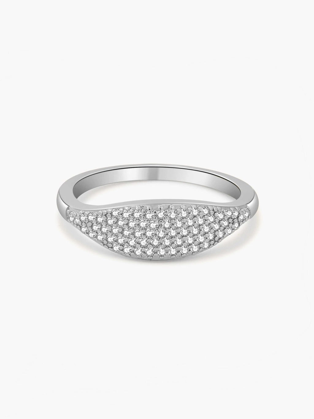 Ameri Rhinestone Dome Band Ring