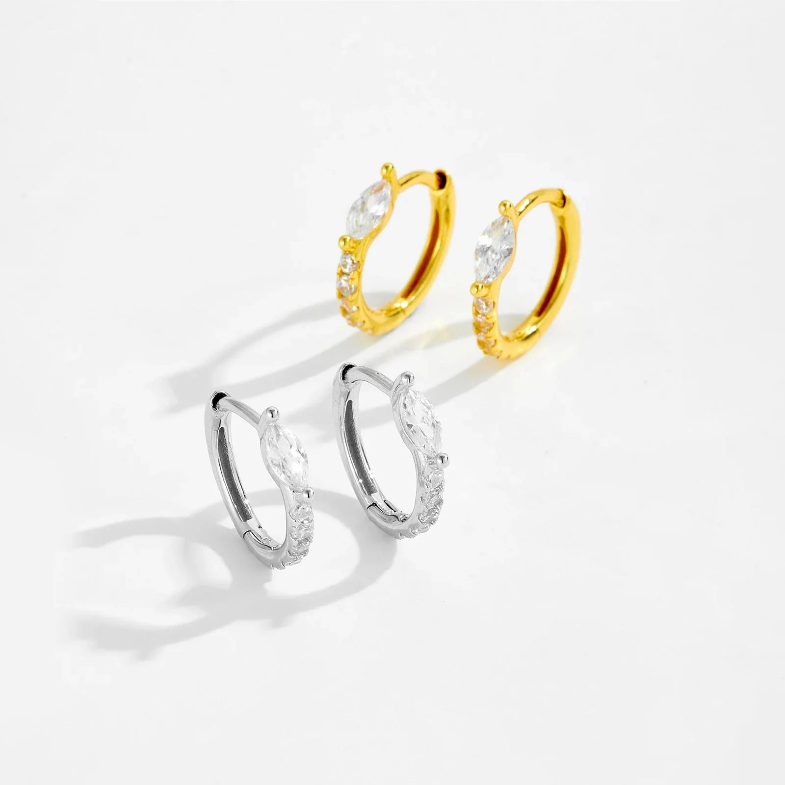 Aubrey Hoop Huggie Earrings