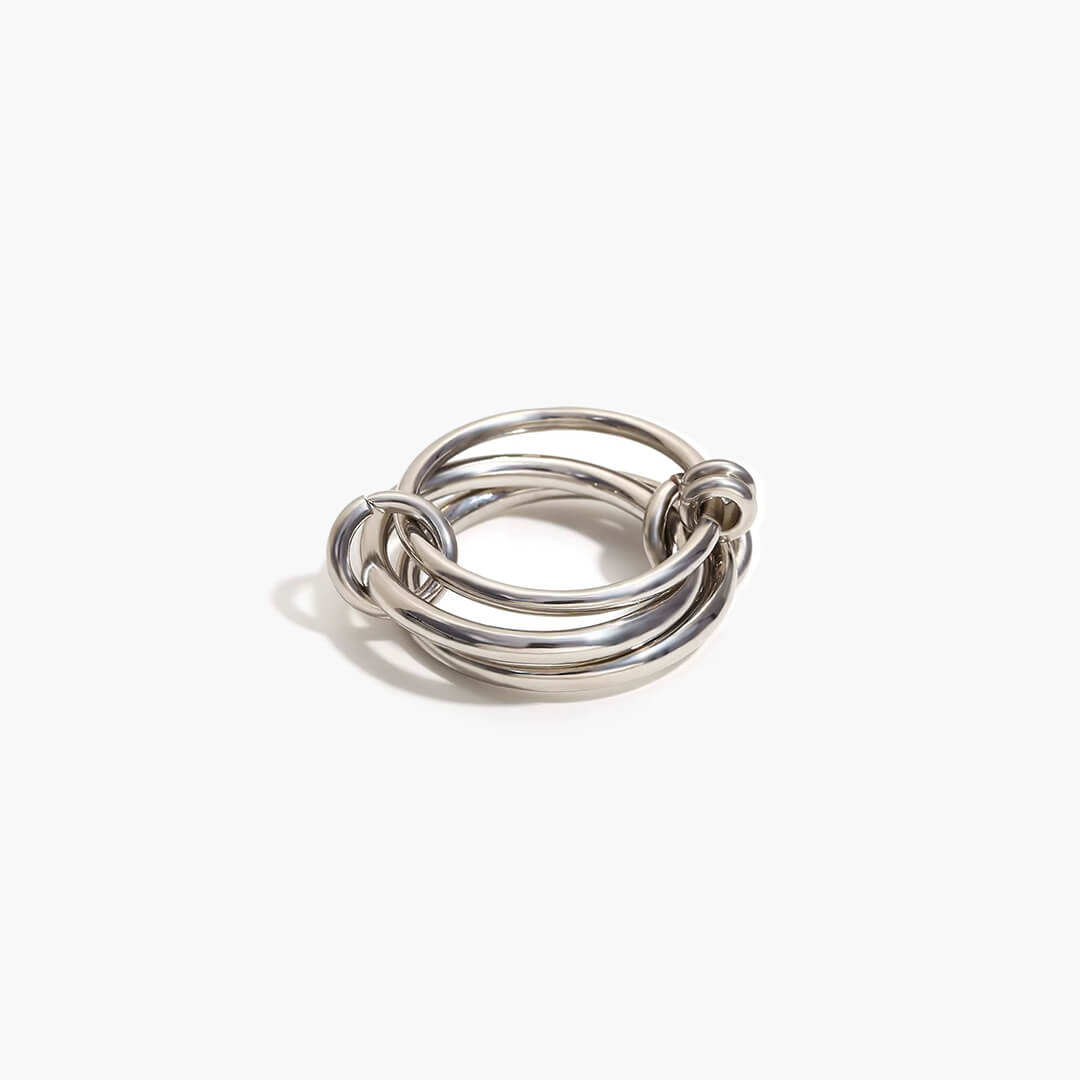 Aura Plain Interlocking Ring
