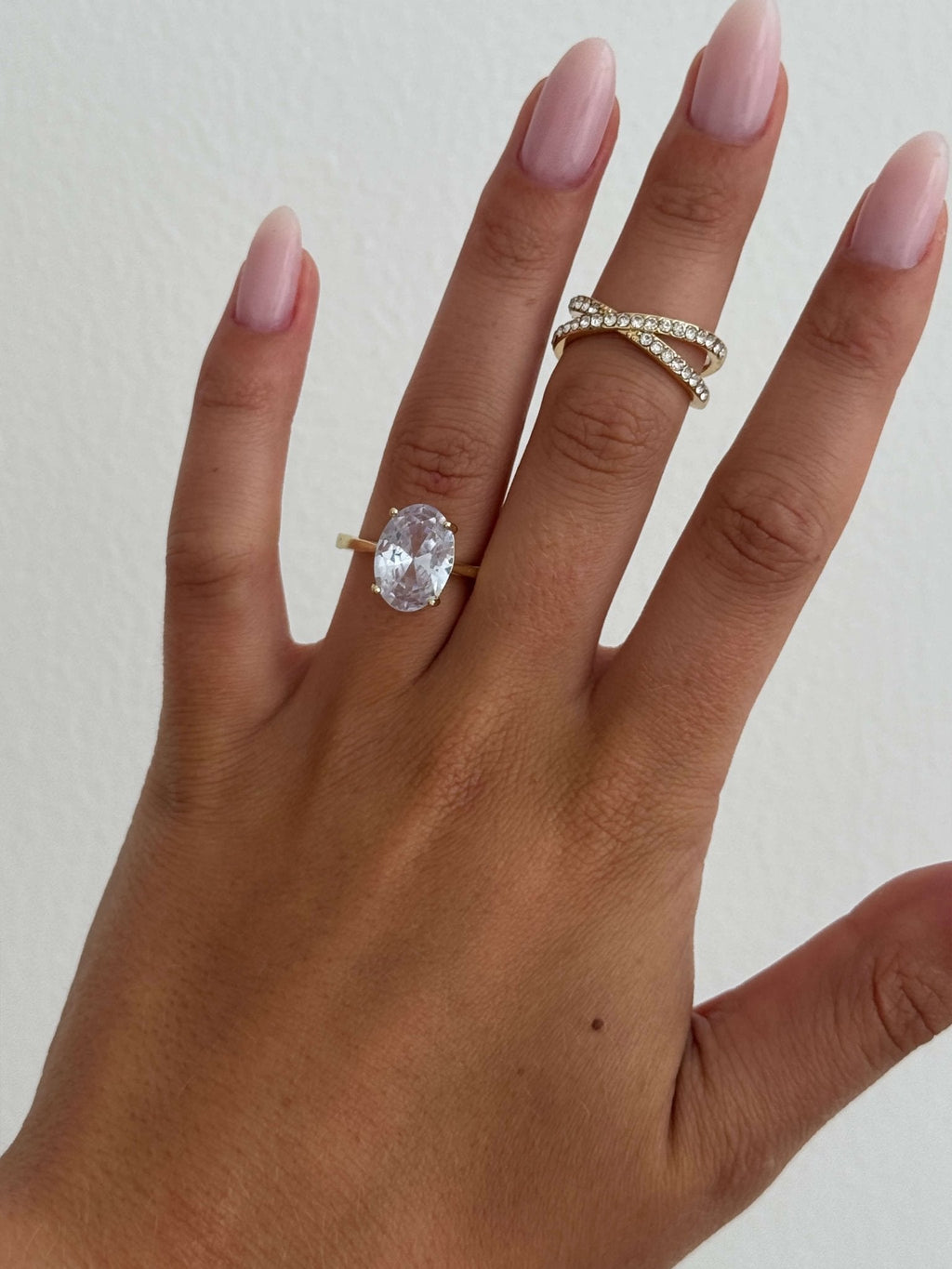 Avianna Oval Zirconia Band Ring