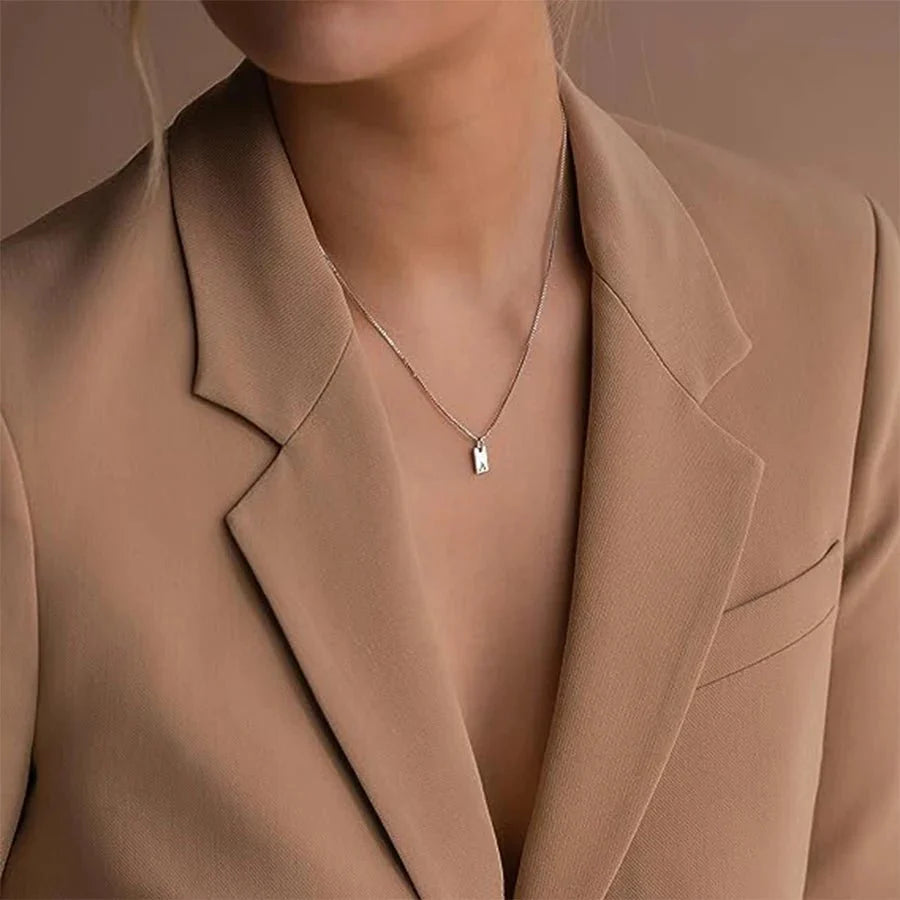 Bella Initial Pendant Necklace