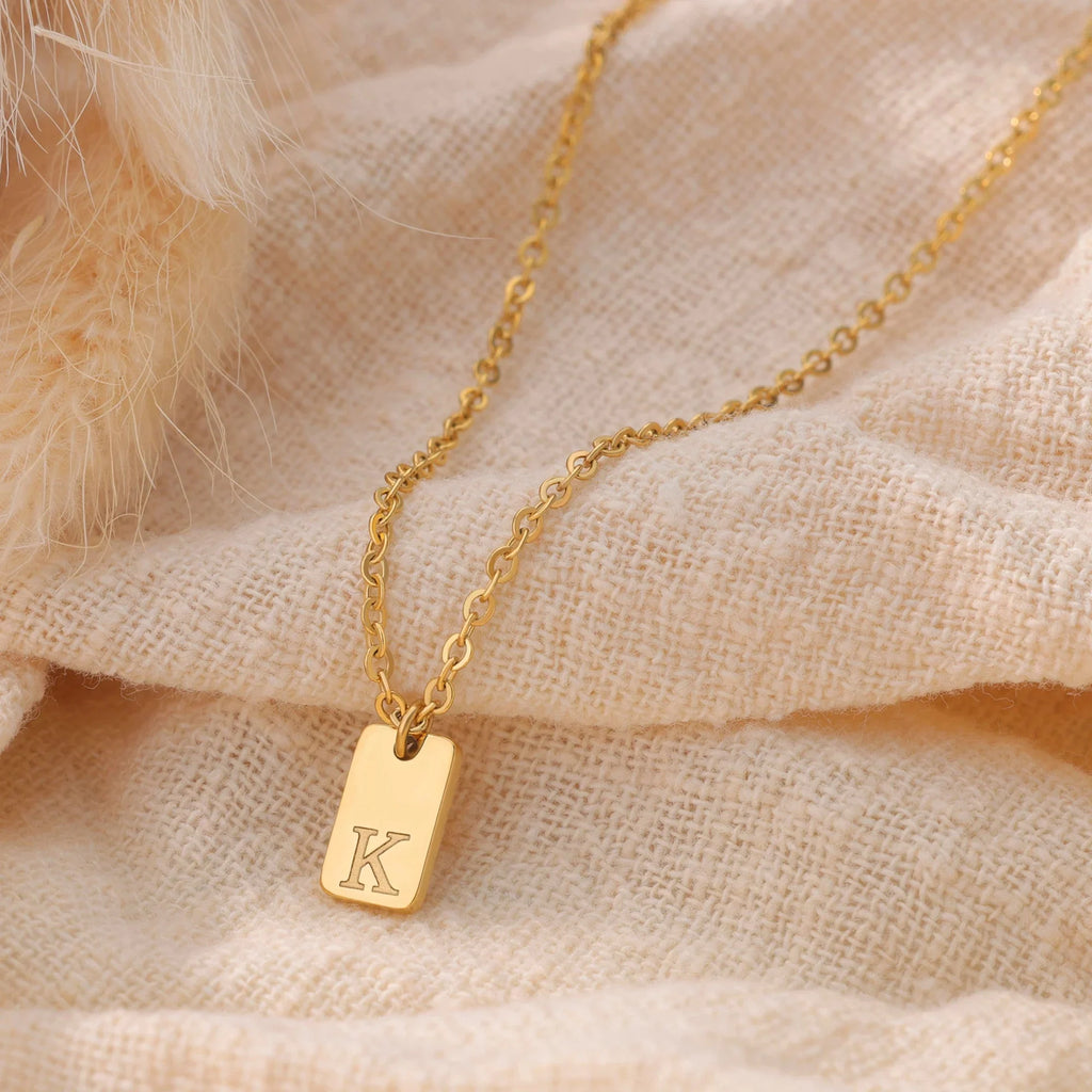 Bella Initial Pendant Necklace