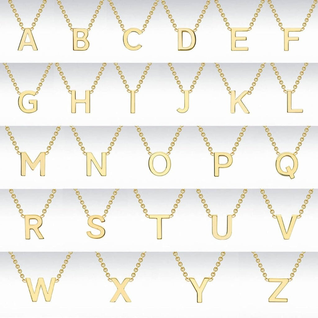 Elsa Gold Initial Necklace