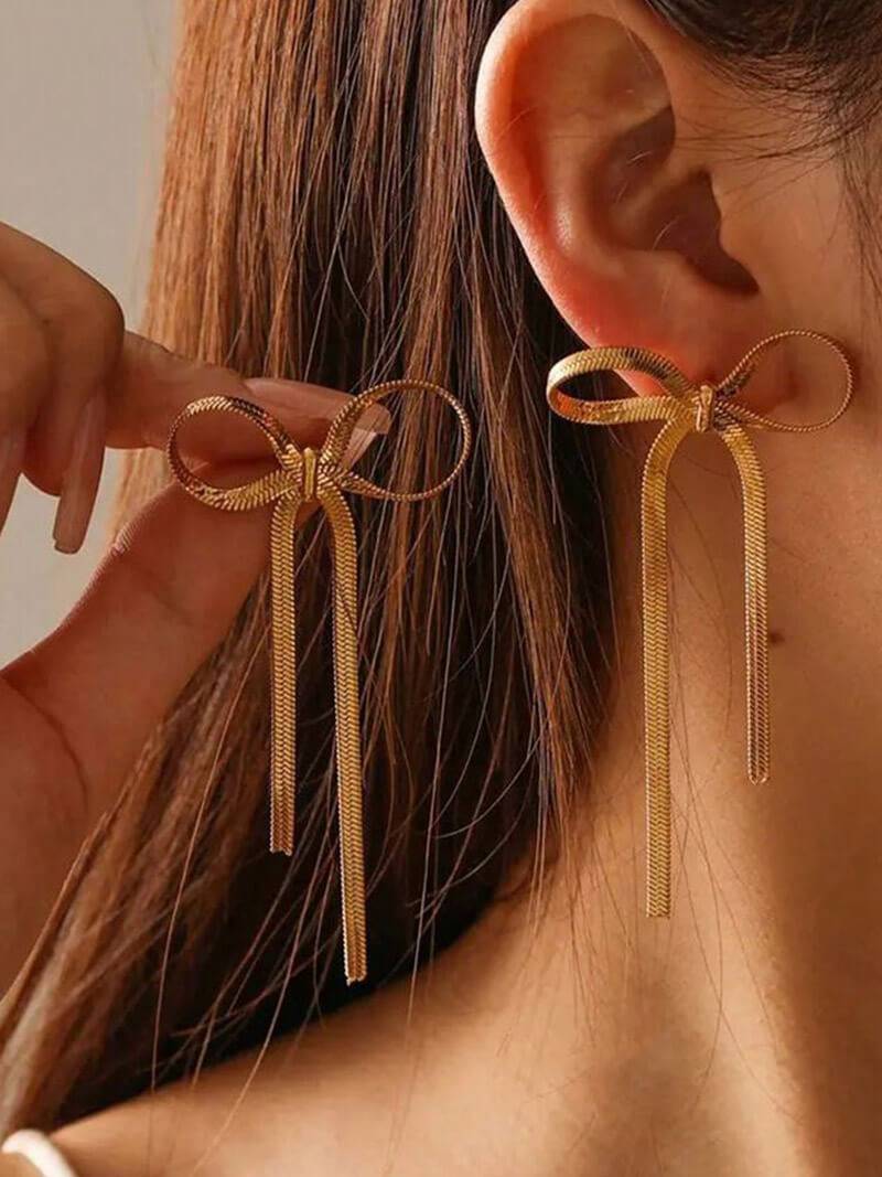 Bow Dangle Earrings