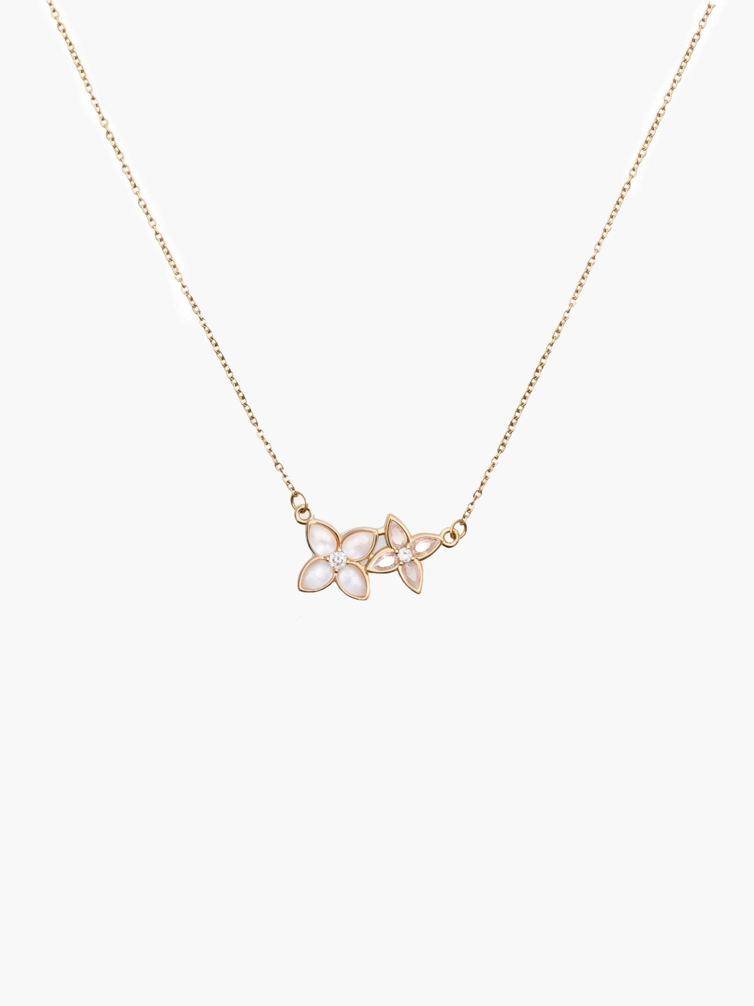 Camellia Gold Necklace