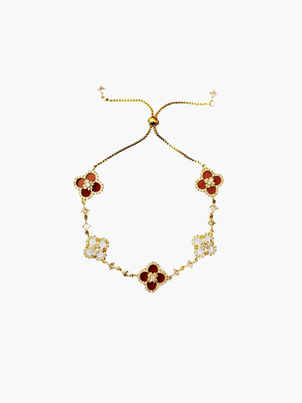 Cataleya Flower Zirconia Bracelet