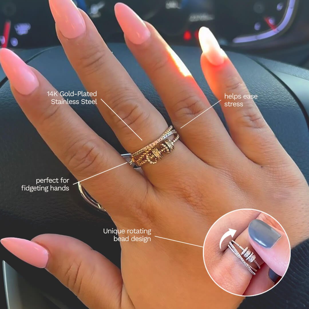 Celeste Anxiety Spinner Ring