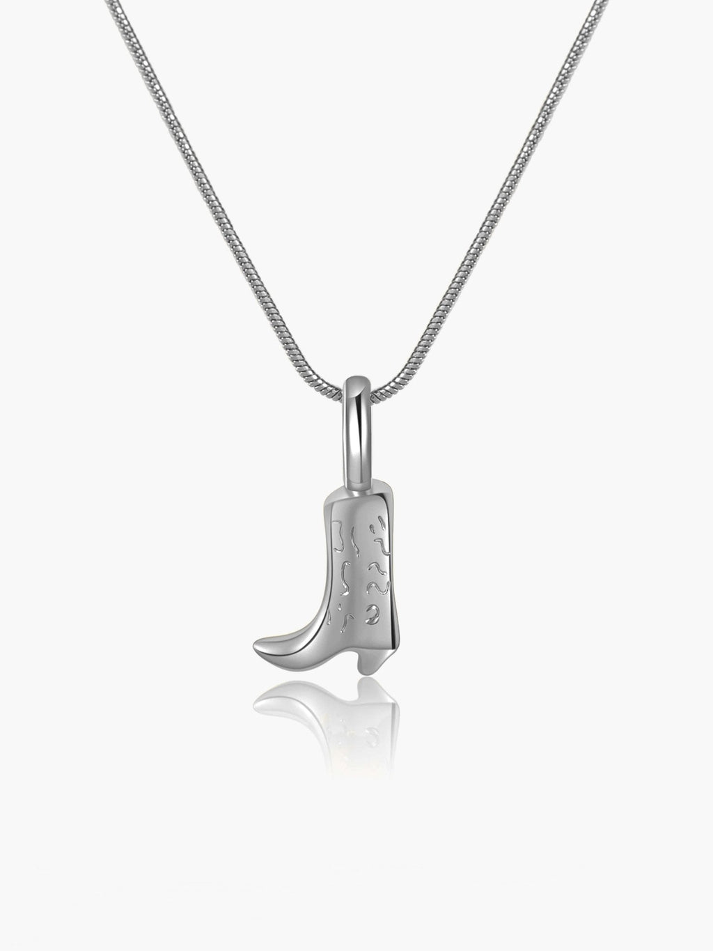 Cowboy Boot Pendant Necklace