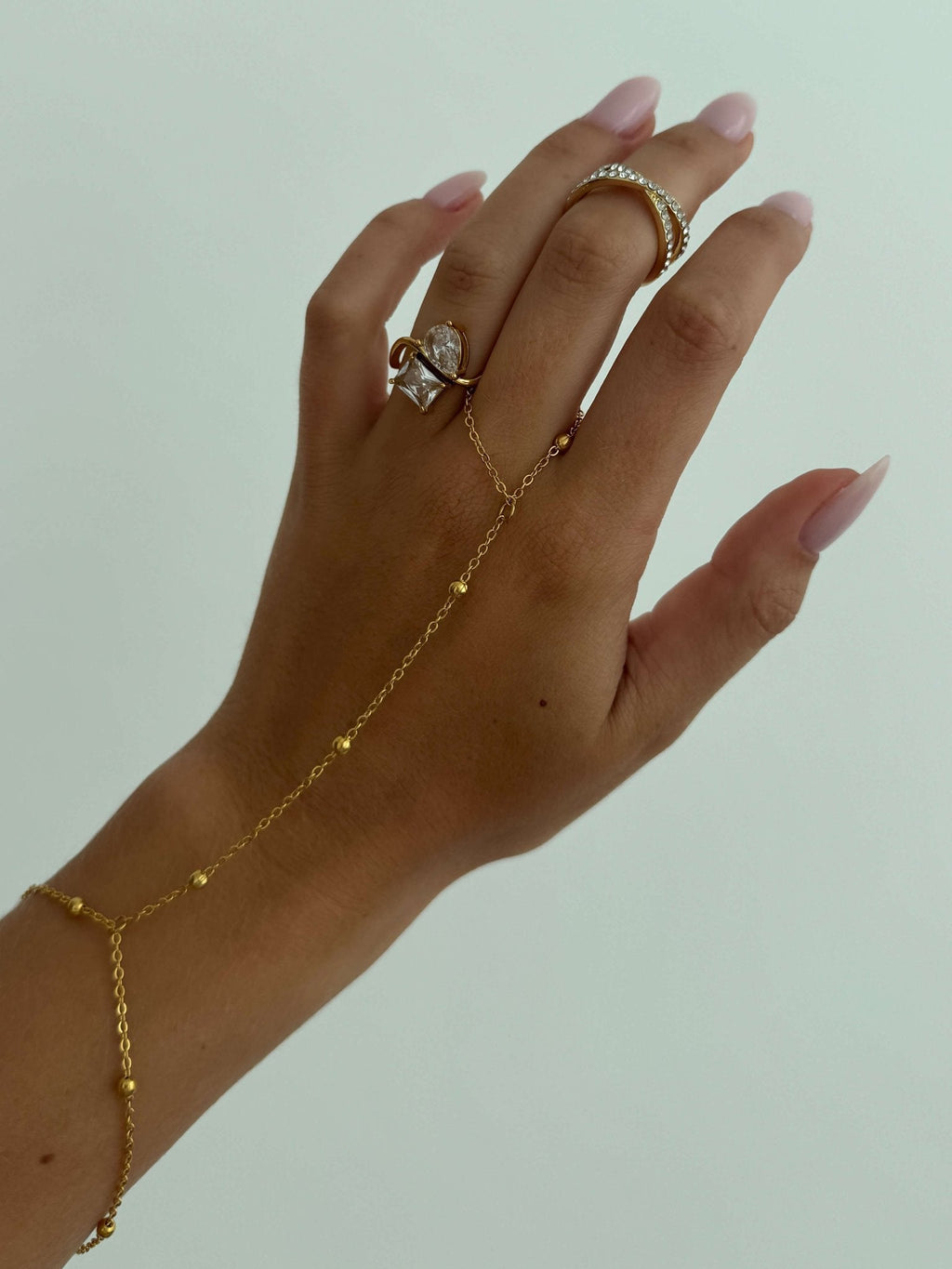 Cressida Twin Zirconia Band Ring