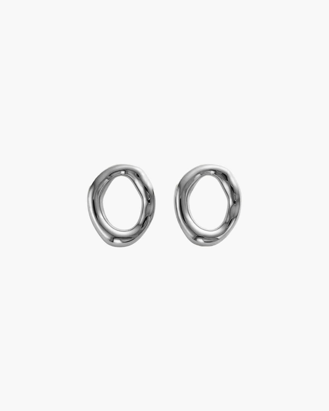 Delilah Round Circle Earrings