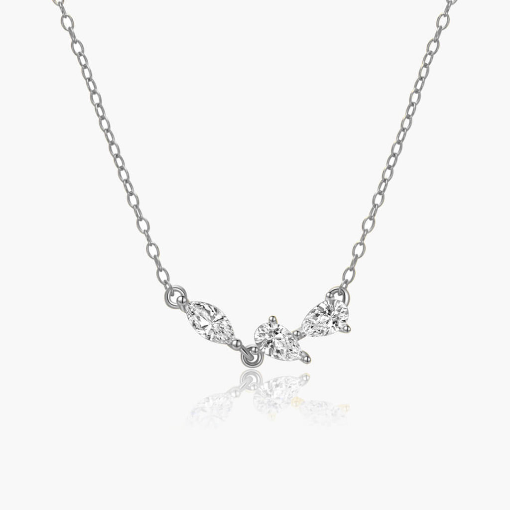 Diane Multi-Cut Zirconia Necklace