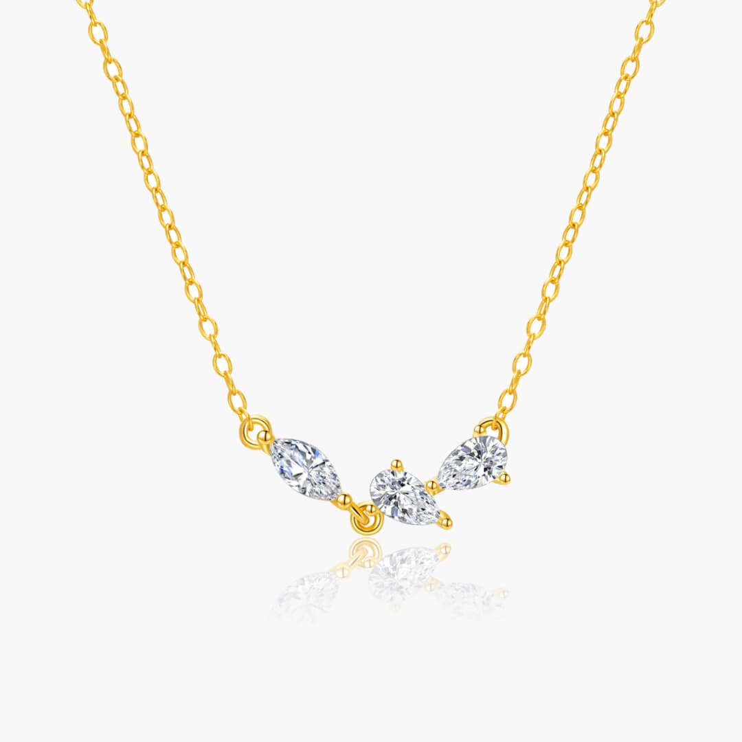 Diane Multi-Cut Zirconia Necklace