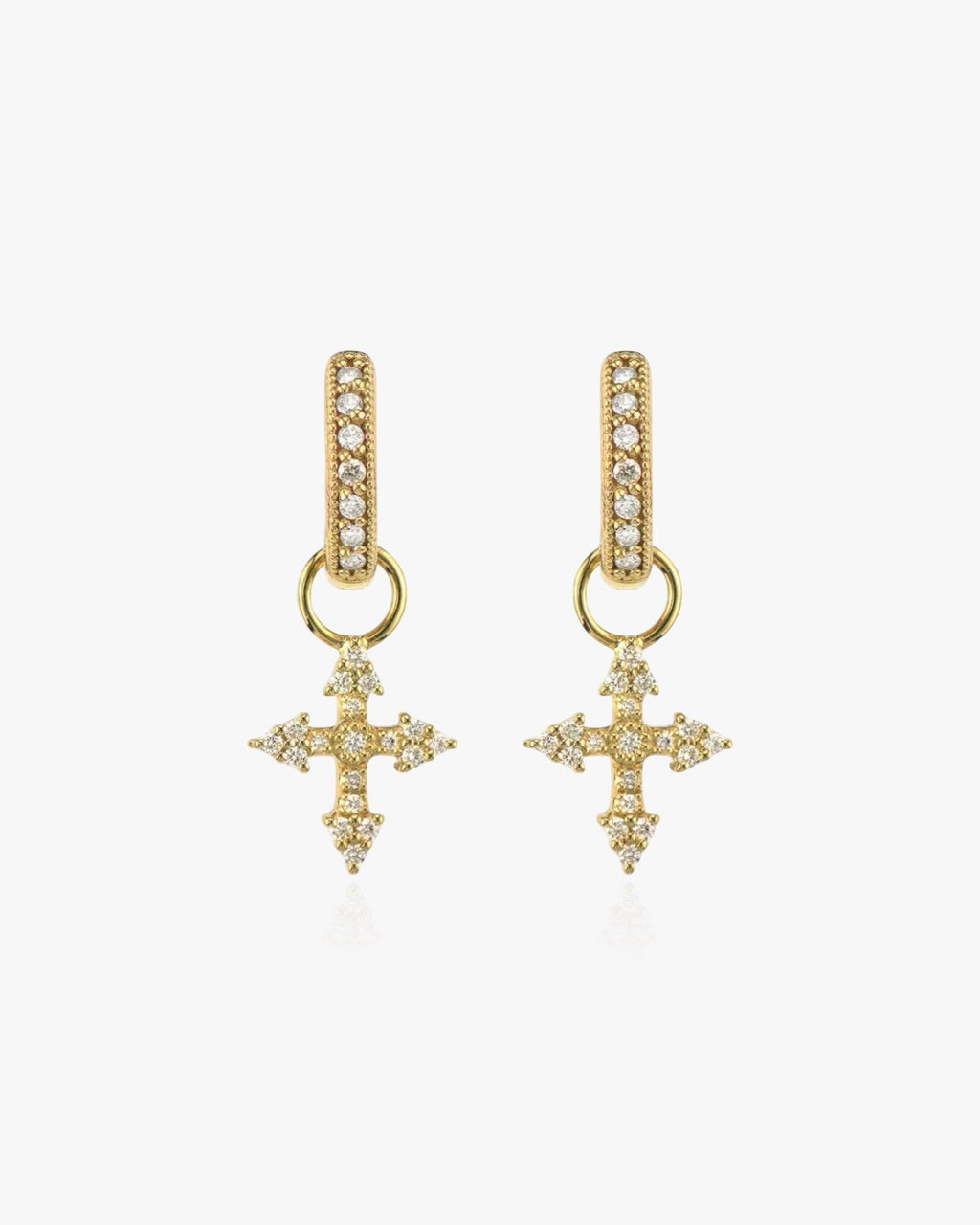 Divina Cross Earrings