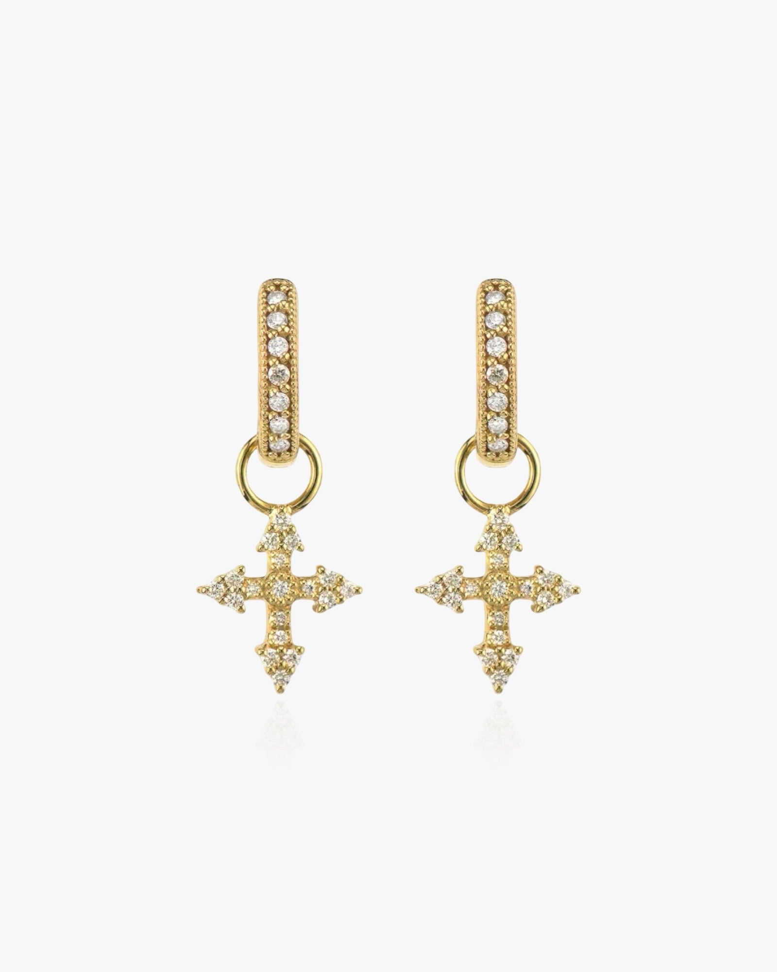 Divina Cross Earrings