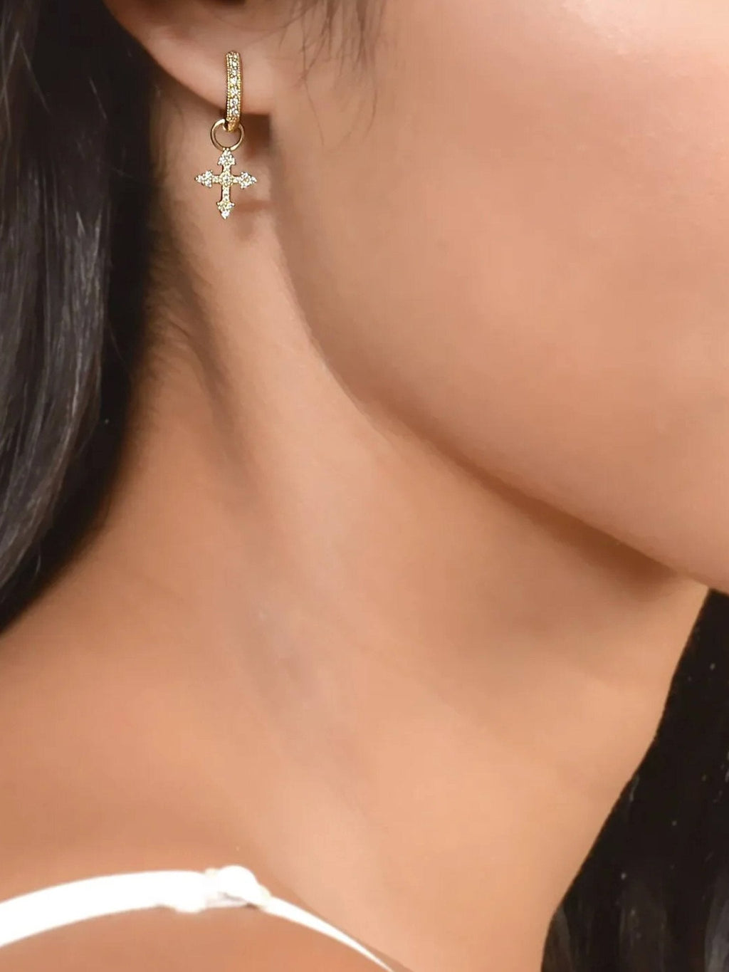 Divina Cross Earrings