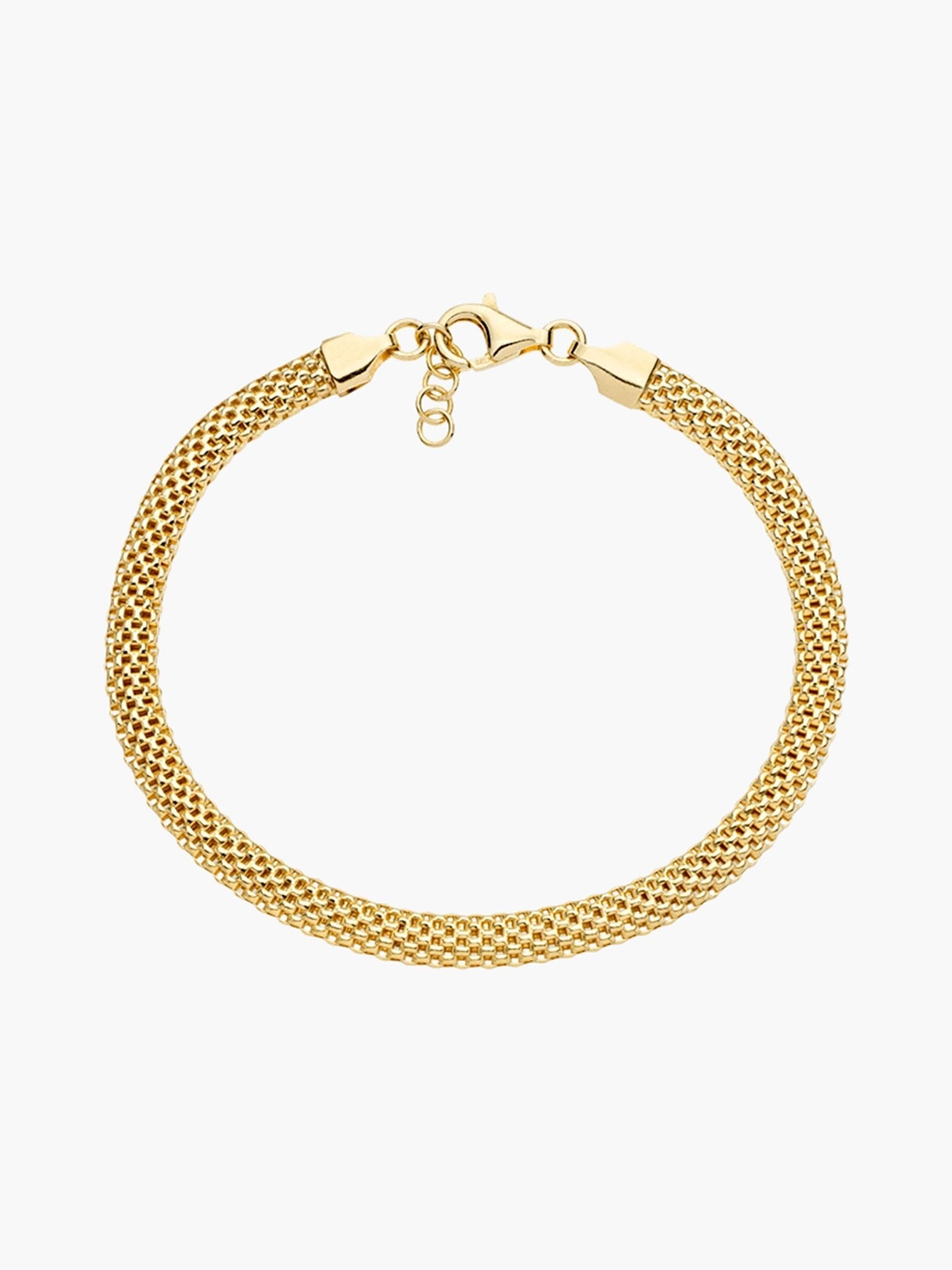 Domed Mesh Chain Bracelet