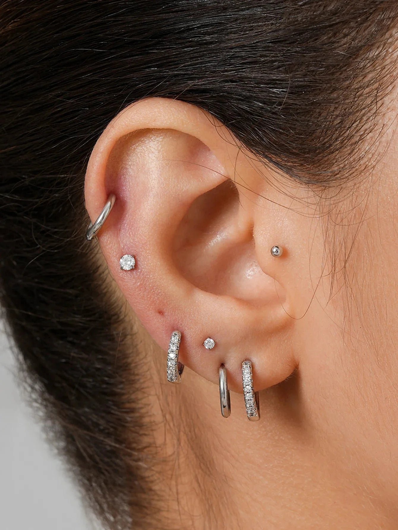 Emma Earring Hoop Set 10pcs