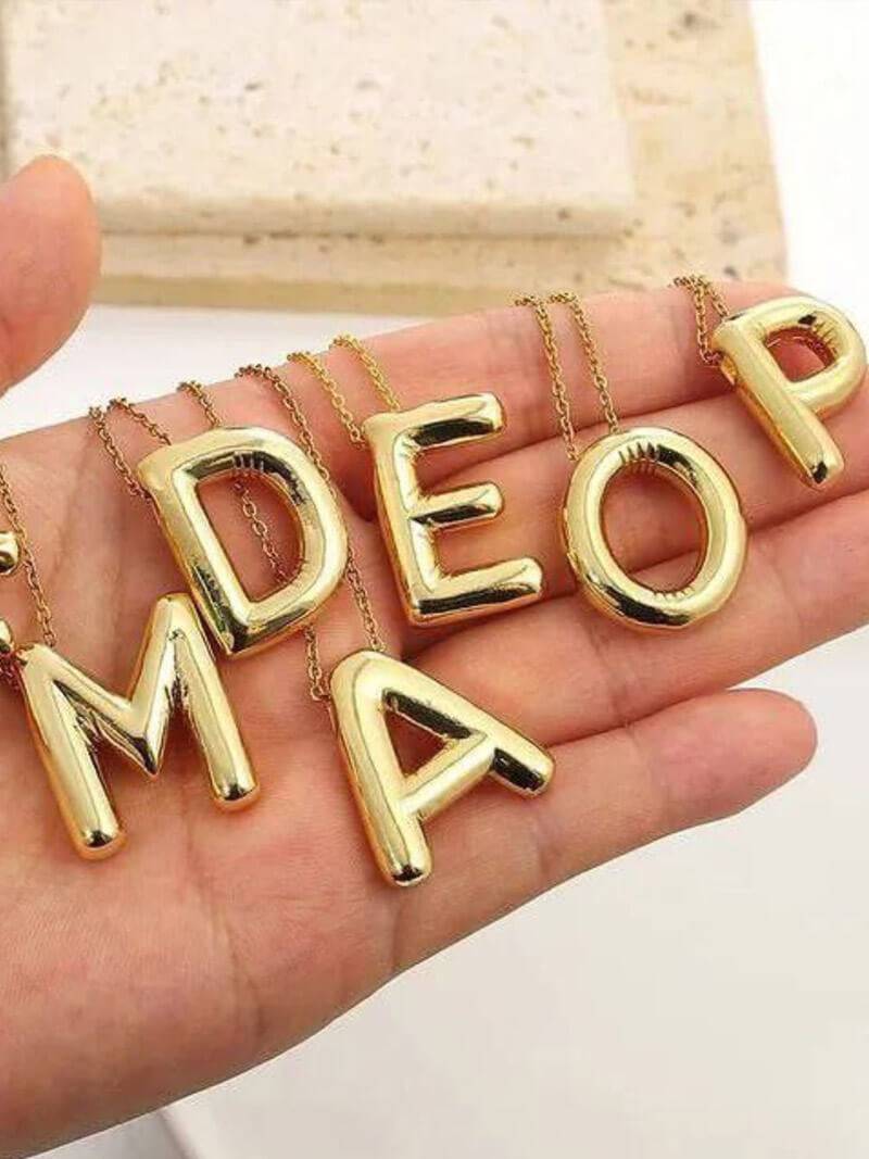 Eveline Initial Pendant Necklace