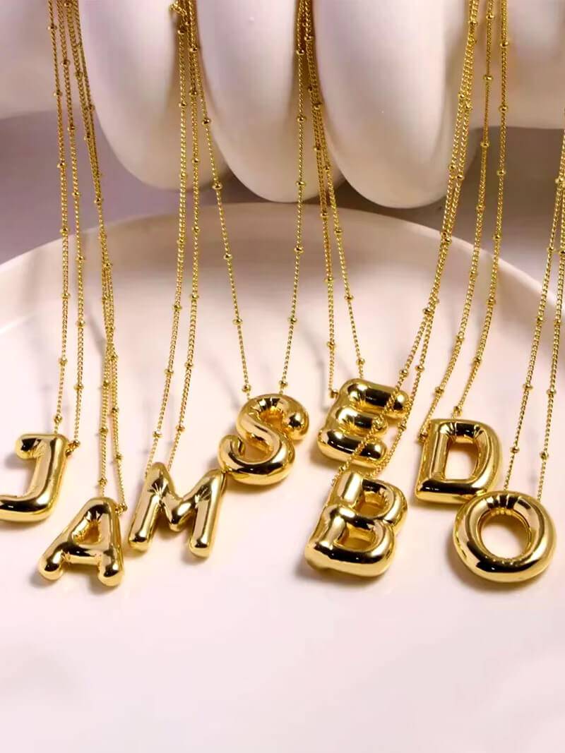 Eveline Initial Pendant Necklace