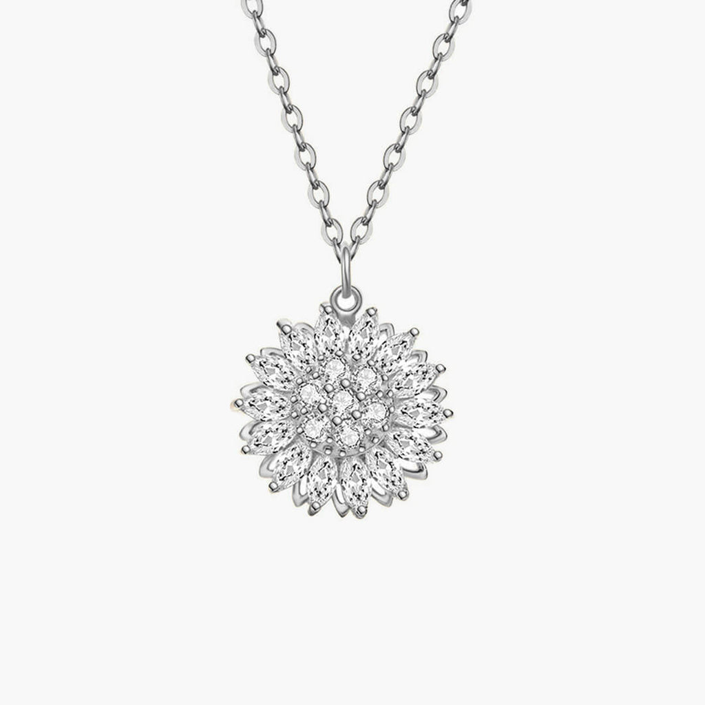 Flower Anxiety Spinner Necklace