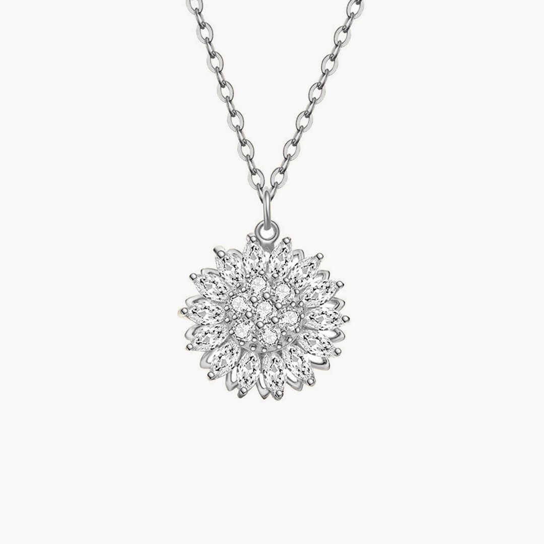 Flower Anxiety Spinner Necklace