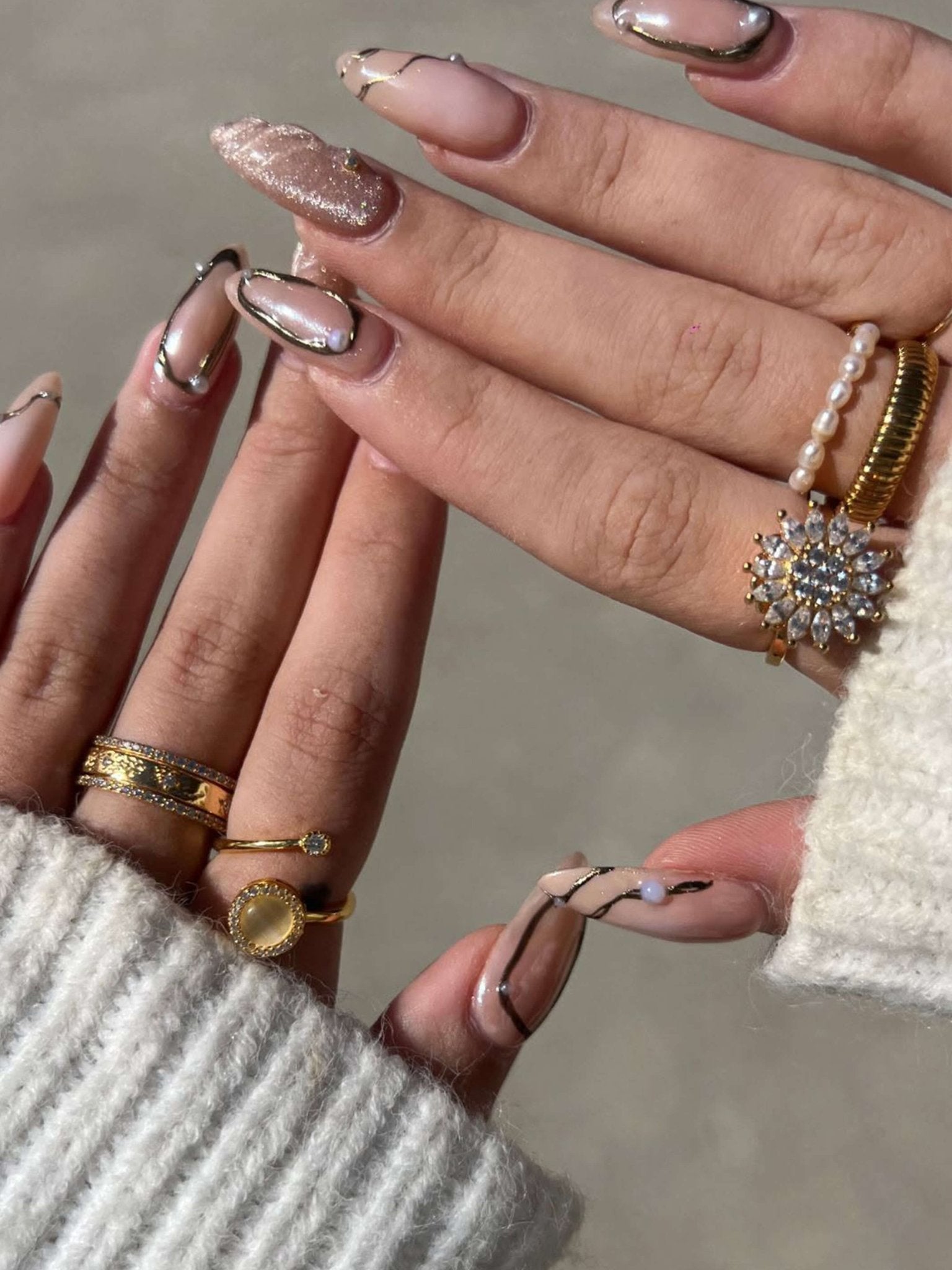 Flower Anxiety Spinner Ring