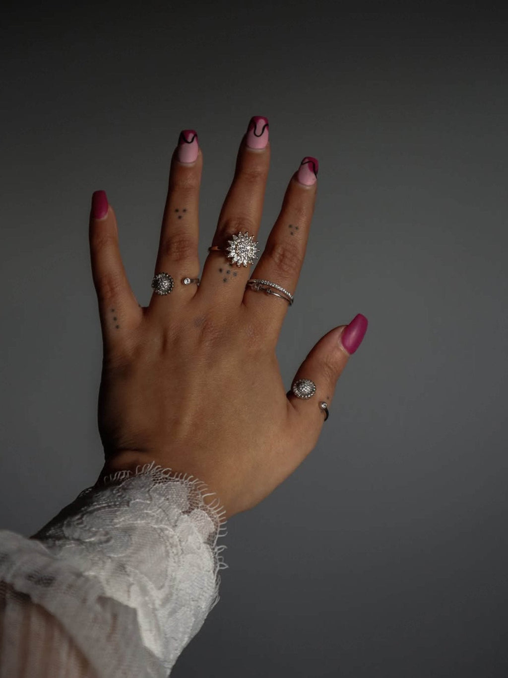 Flower Anxiety Spinner Ring