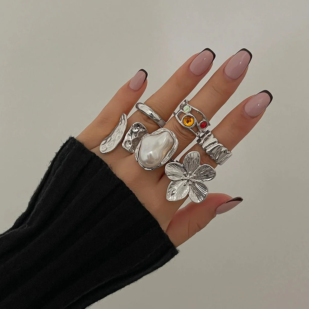 Gwen Adjustable Ring Set 6pcs