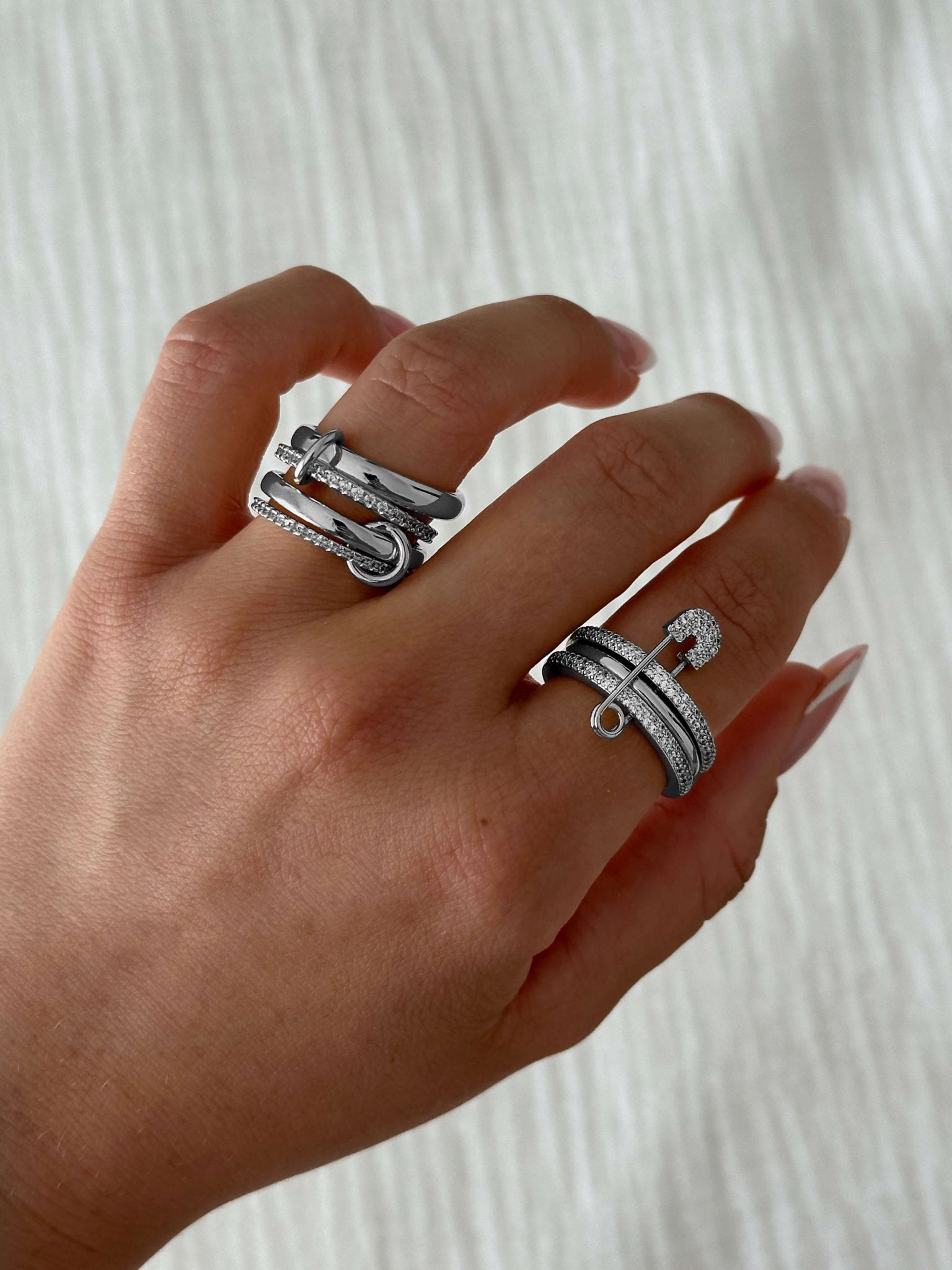 Iconic Ring Bundle Silver