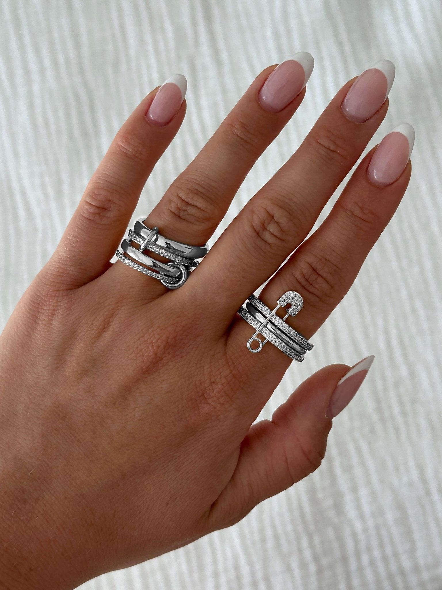 Iconic Ring Bundle Silver