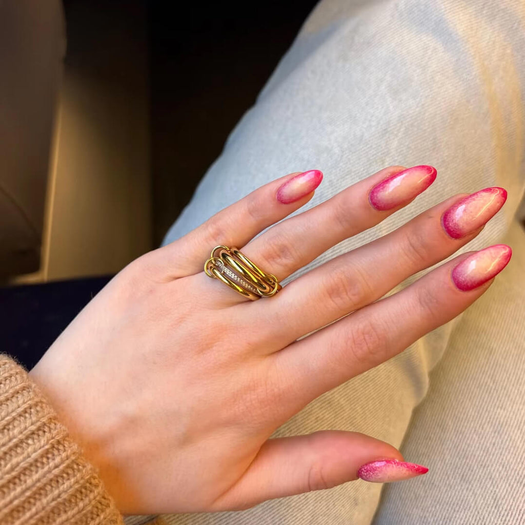 Ivana Minimalist Four Stacked Ring