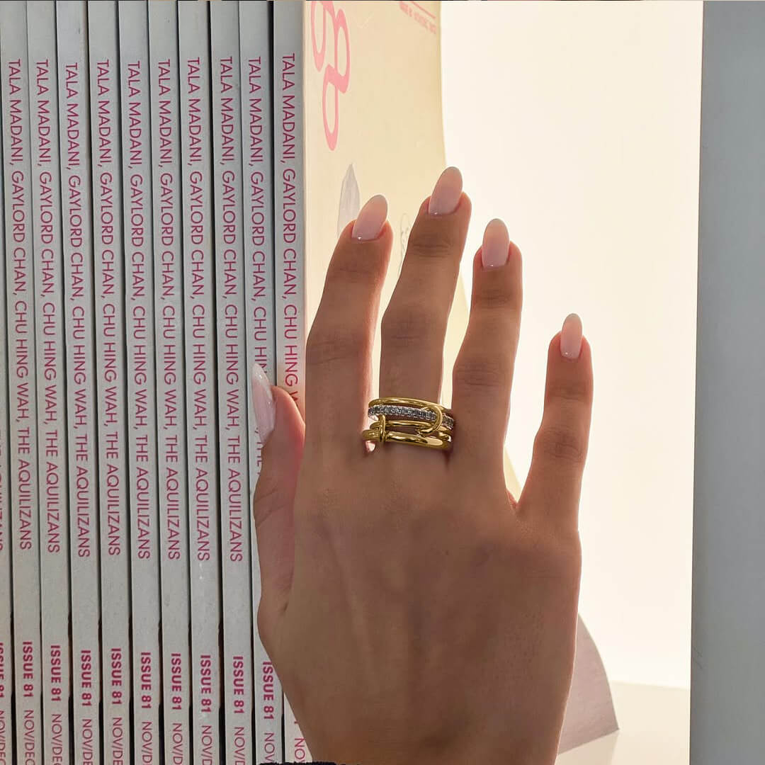 Ivana Minimalist Four Stacked Ring
