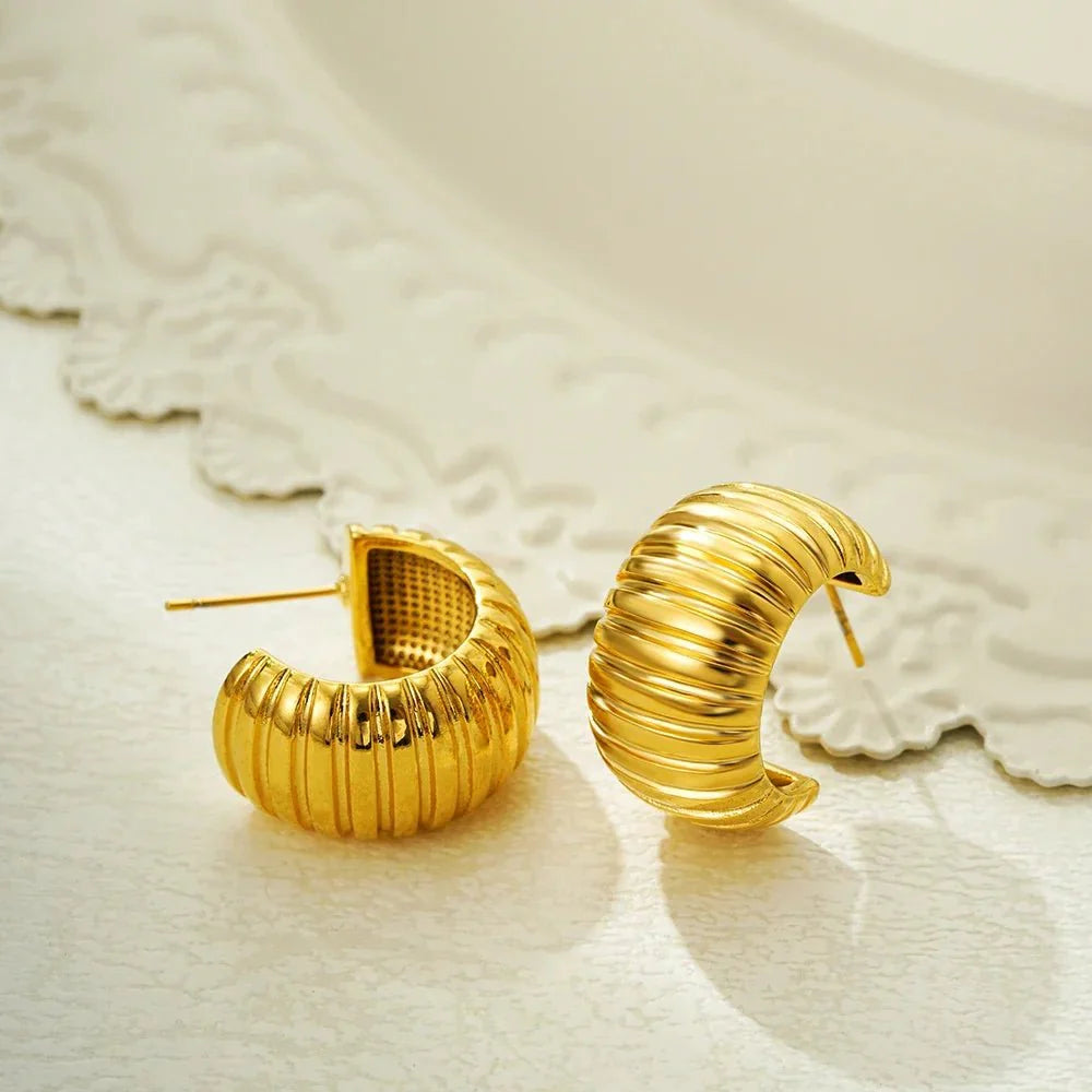Jaime Chunky Hoop Earrings
