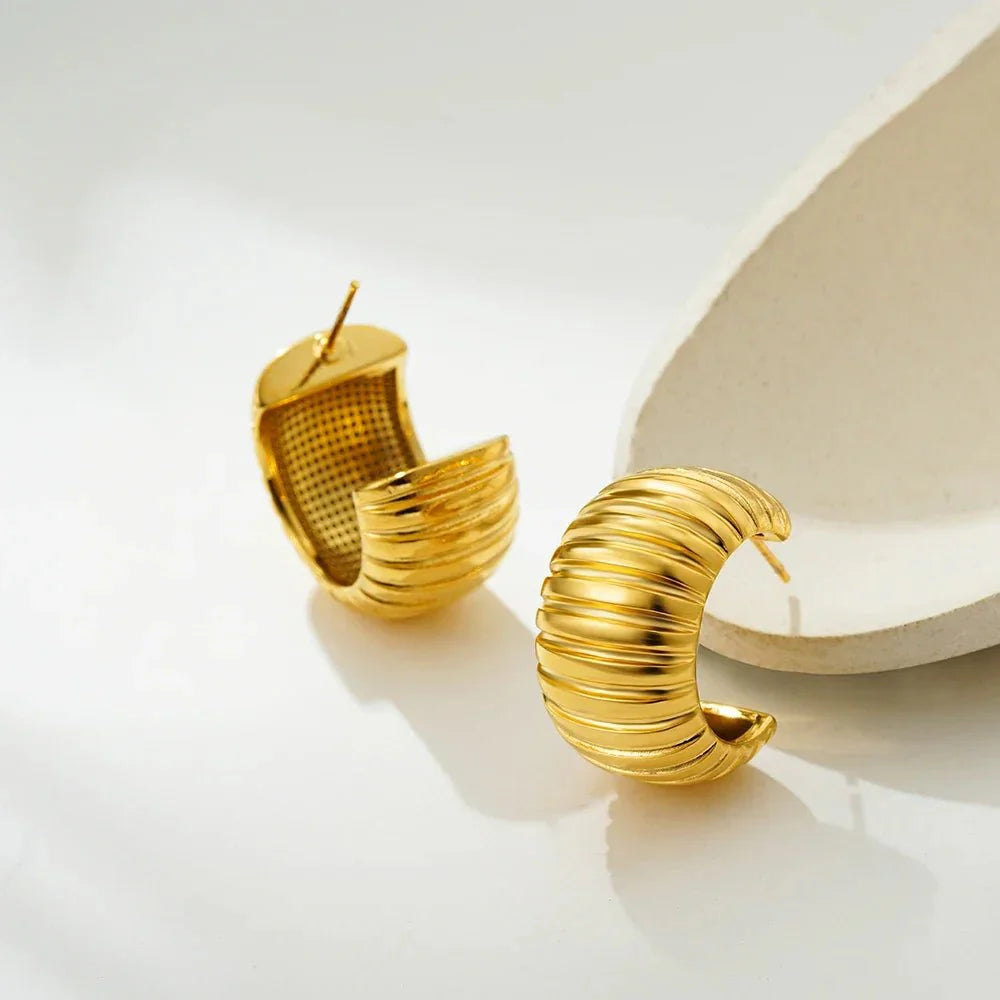 Jaime Chunky Hoop Earrings