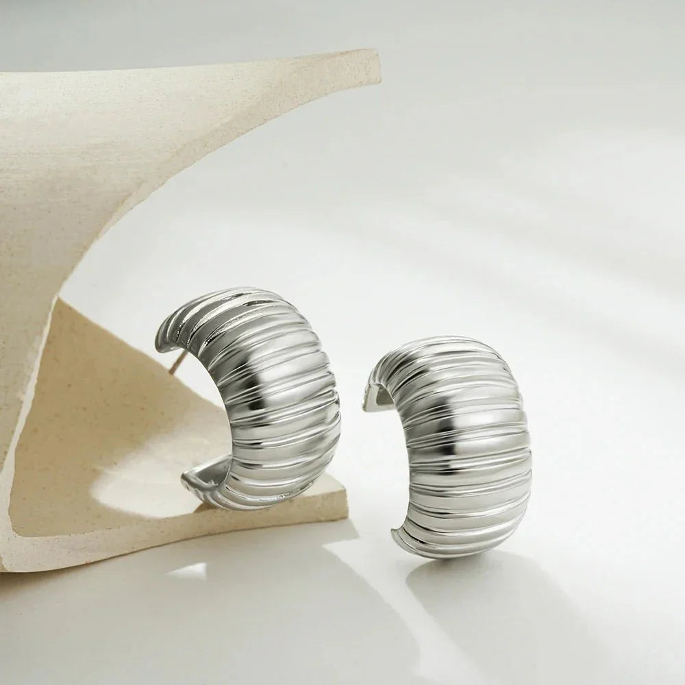 Jaime Chunky Hoop Earrings