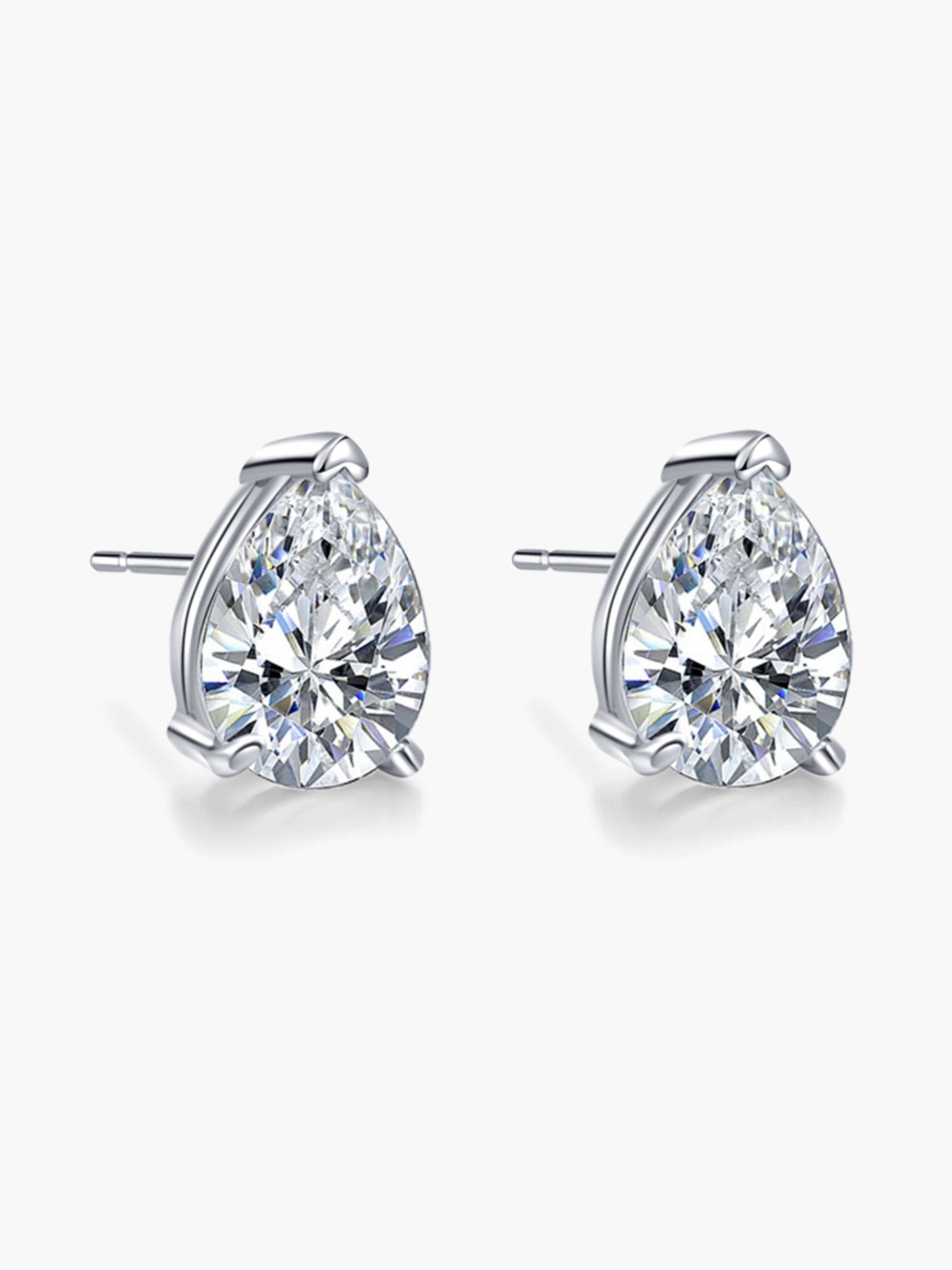 Kath Pear Cut Zirconia Stud Earrings