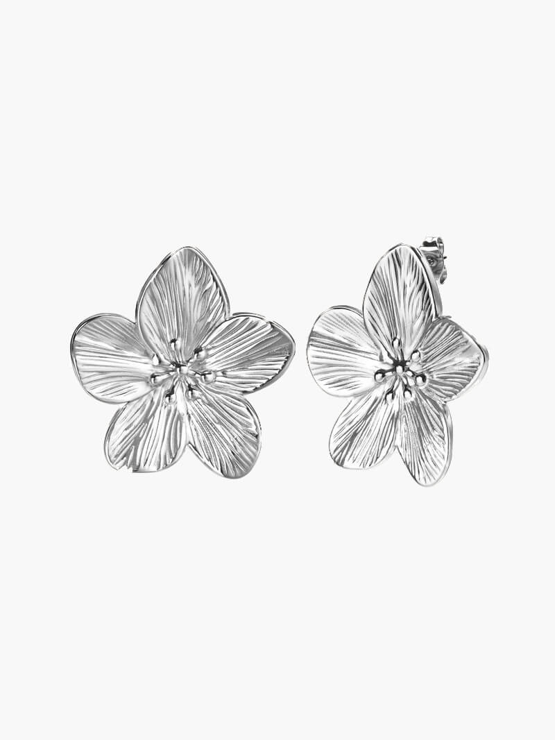 Lea Flower Statement Earrings