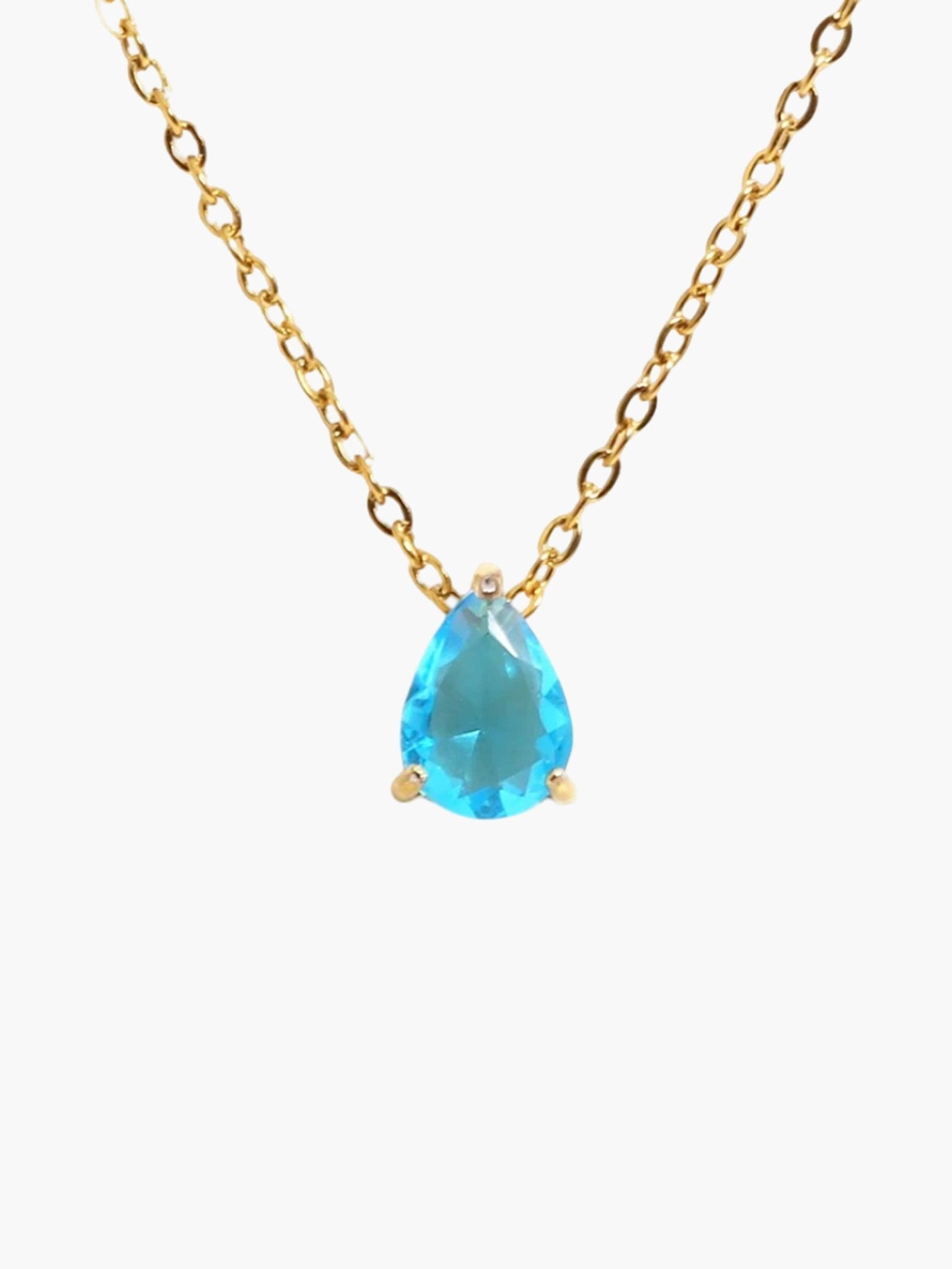 Lilith Teardrop Birthstone Necklace