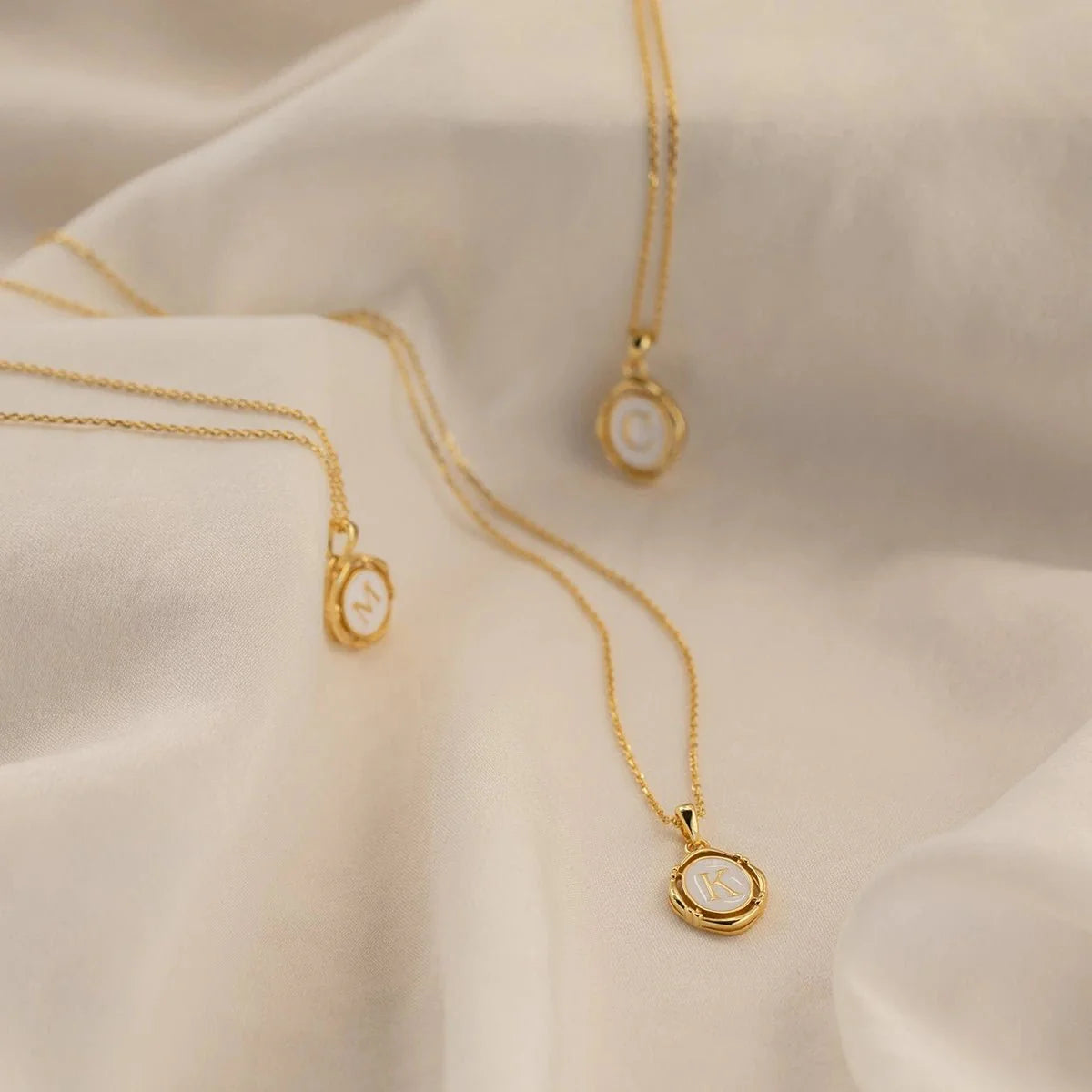 Liza Initial Pendant Necklace