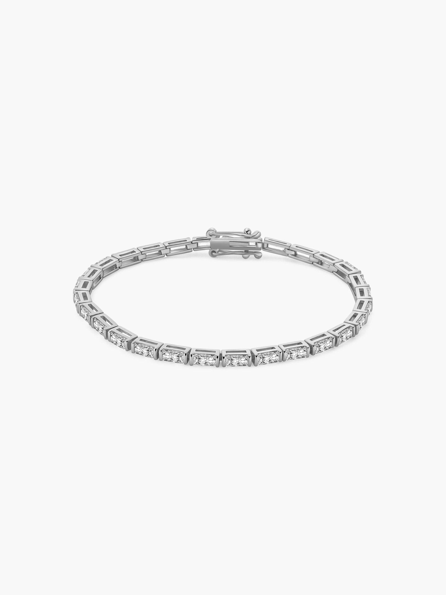 Louisa Baguette Zirconia Tennis Bracelet