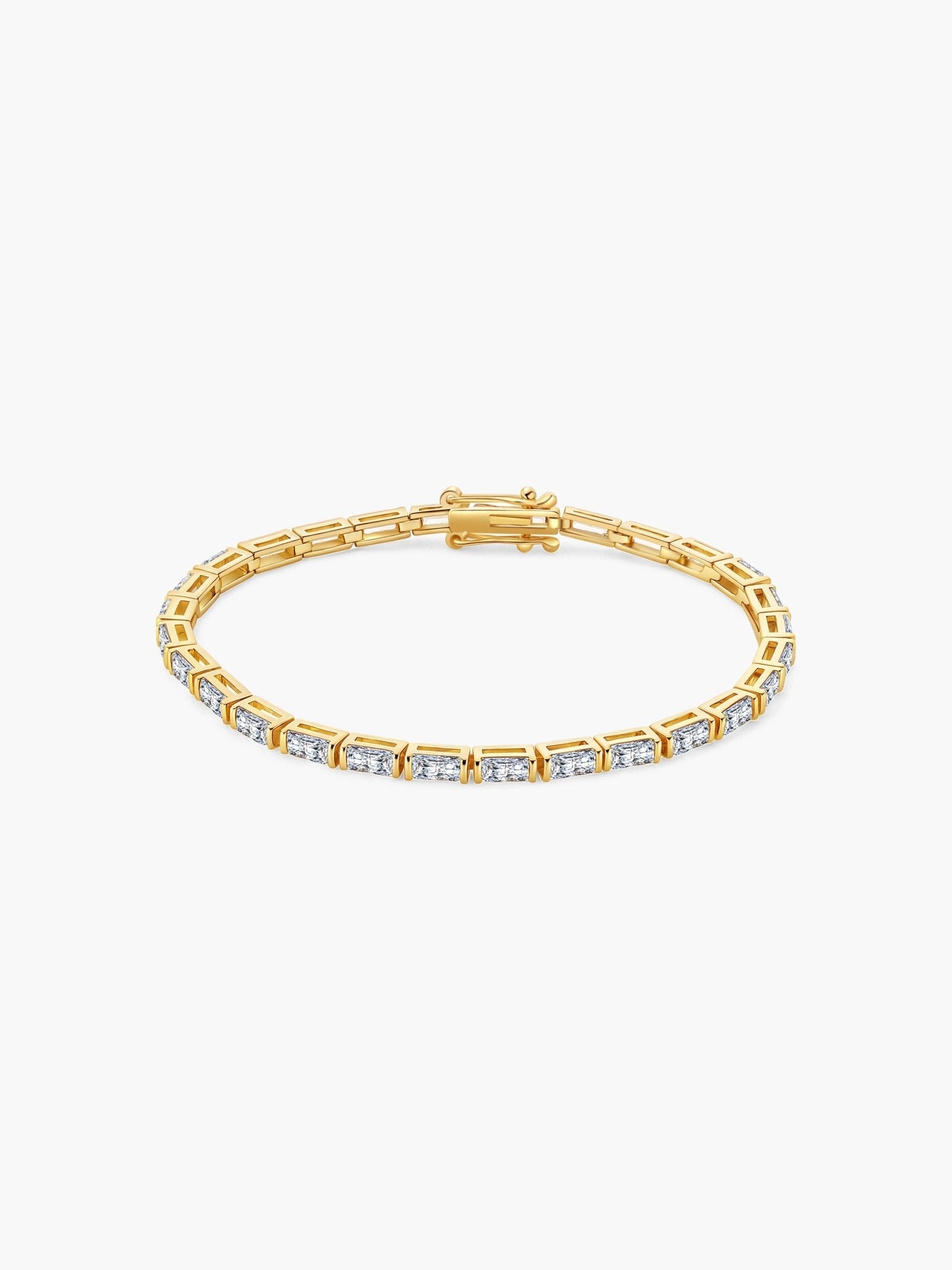 Louisa Baguette Zirconia Tennis Bracelet