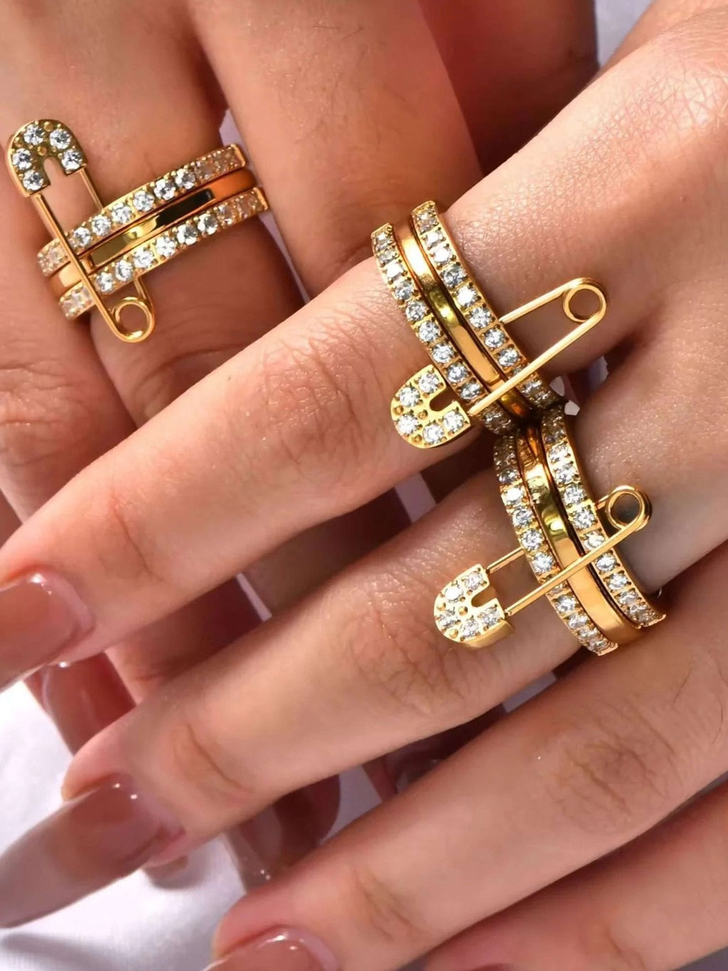 Monica Pinned Zirconia Ring