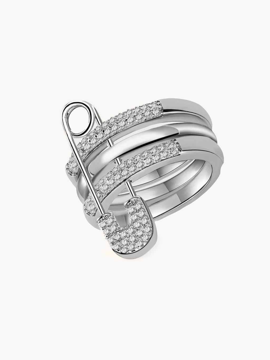 Monica Pinned Sparkle Band Ring