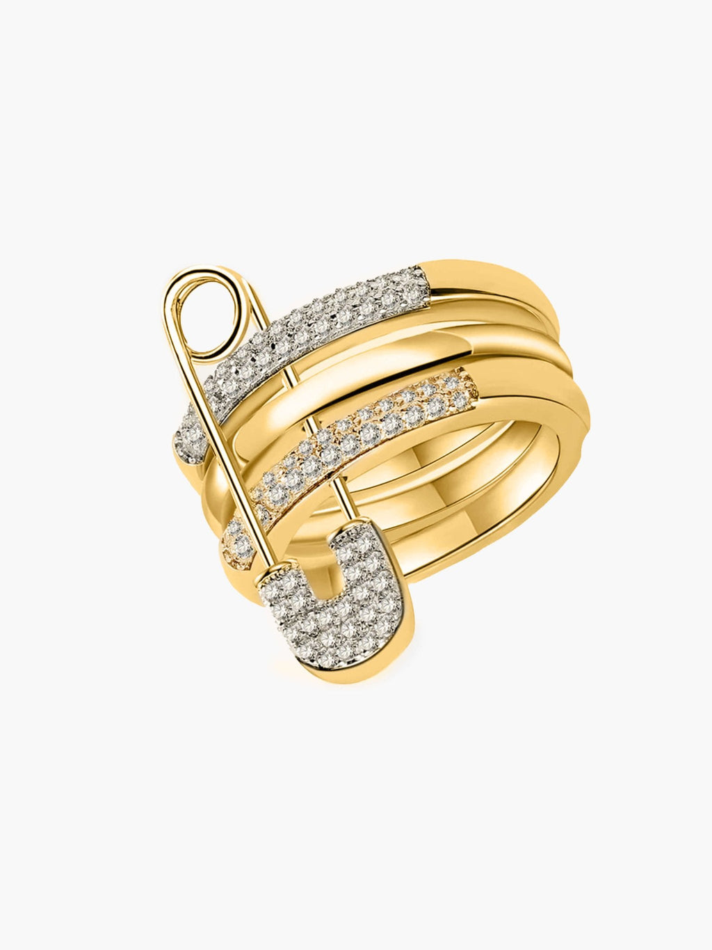 Monica Pinned Sparkle Band Ring
