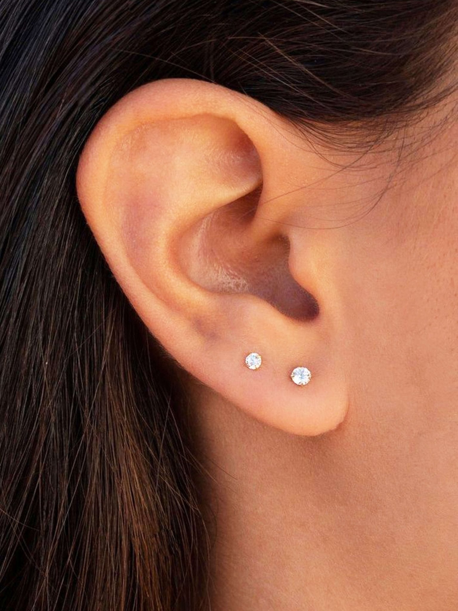 Nora Zirconia Mini Stud Earrings