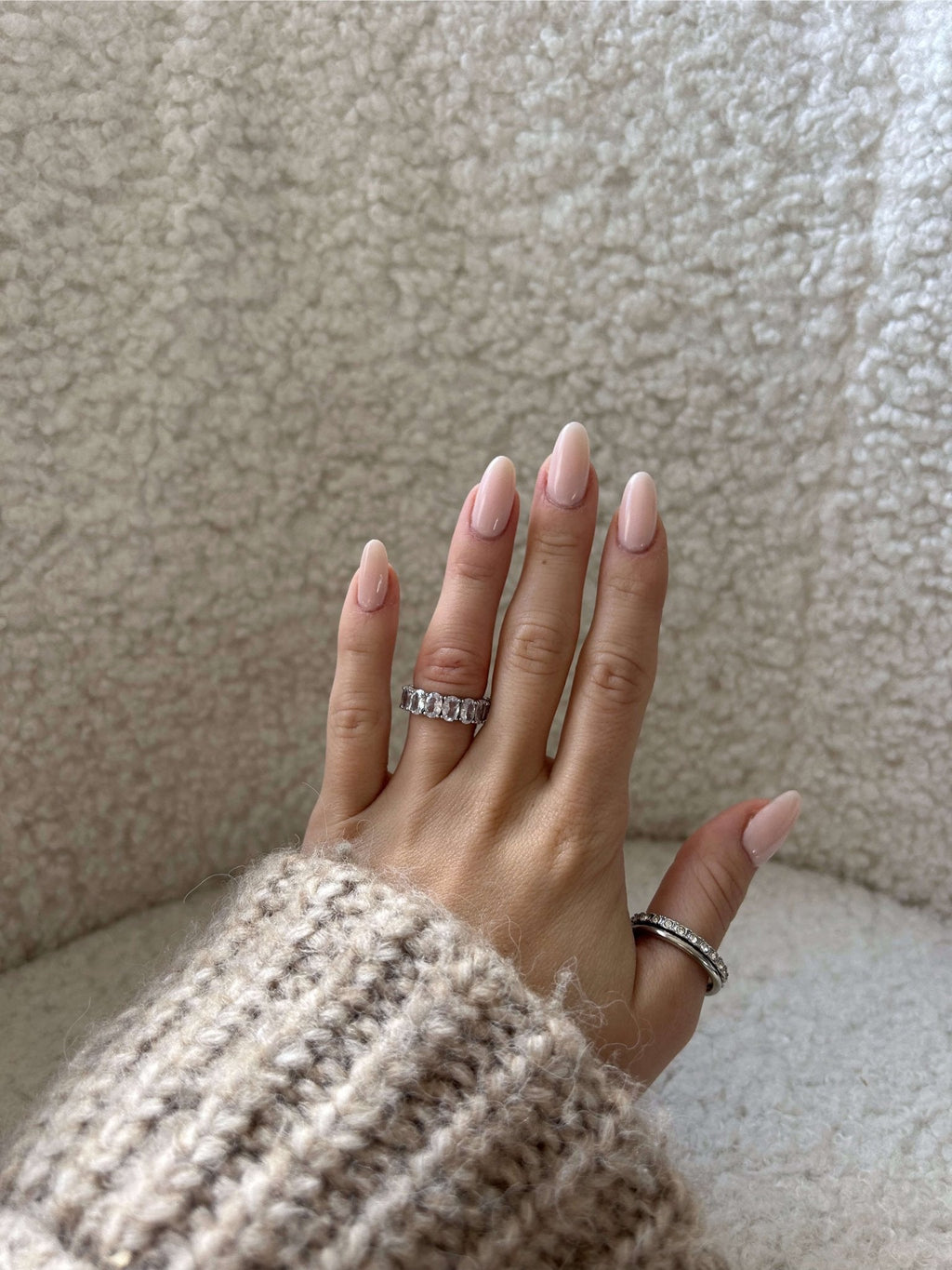 Oval Cut Statement Band Ring