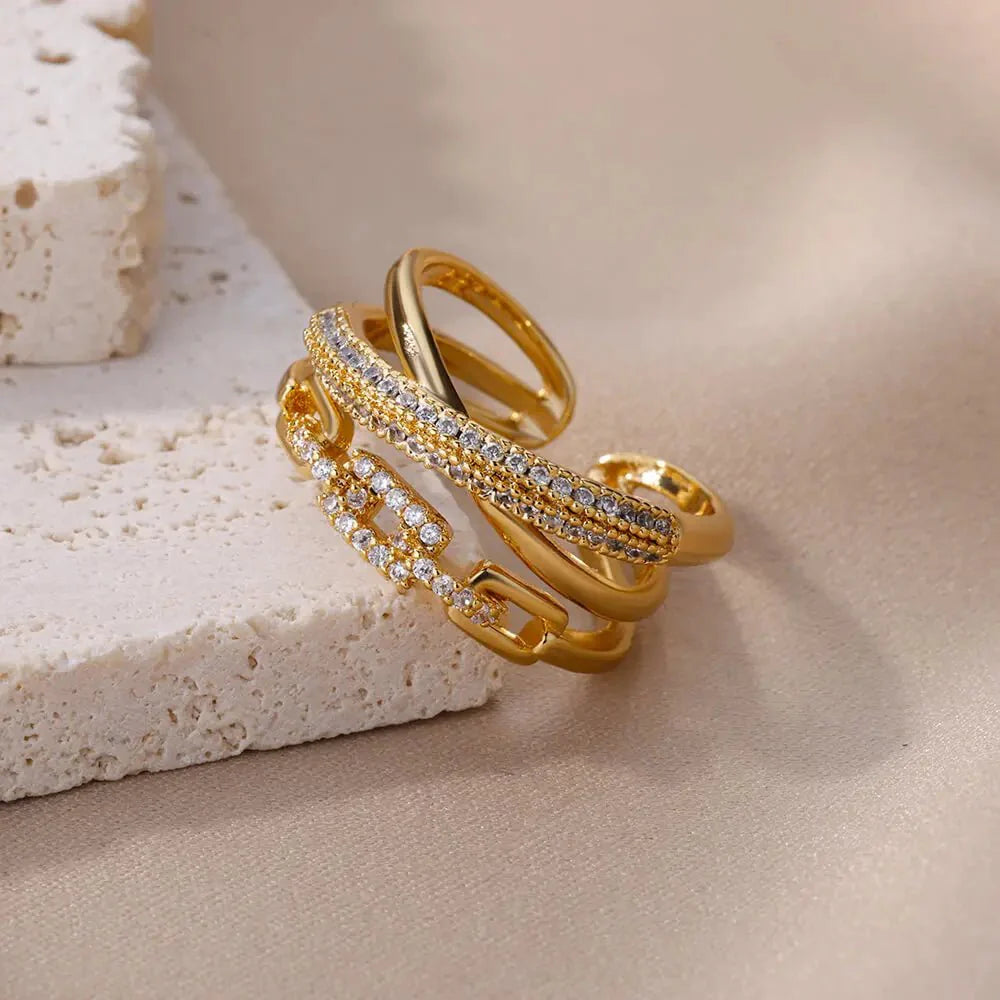 Rachel Adjustable Twist Ring