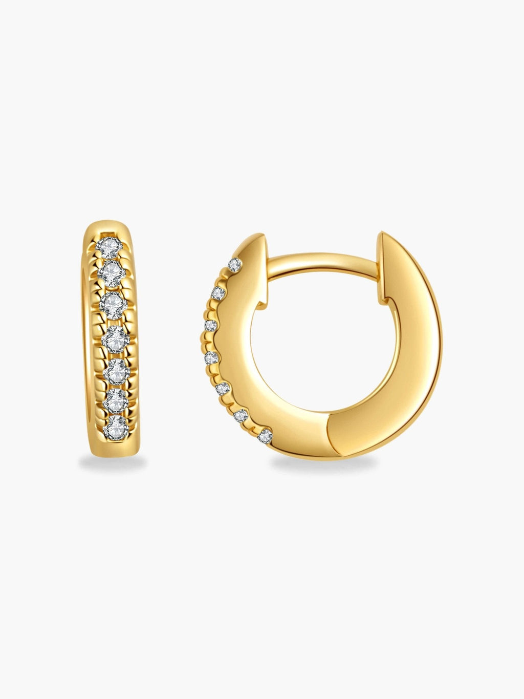 Rhea Zirconia Mini Hoop Earrings