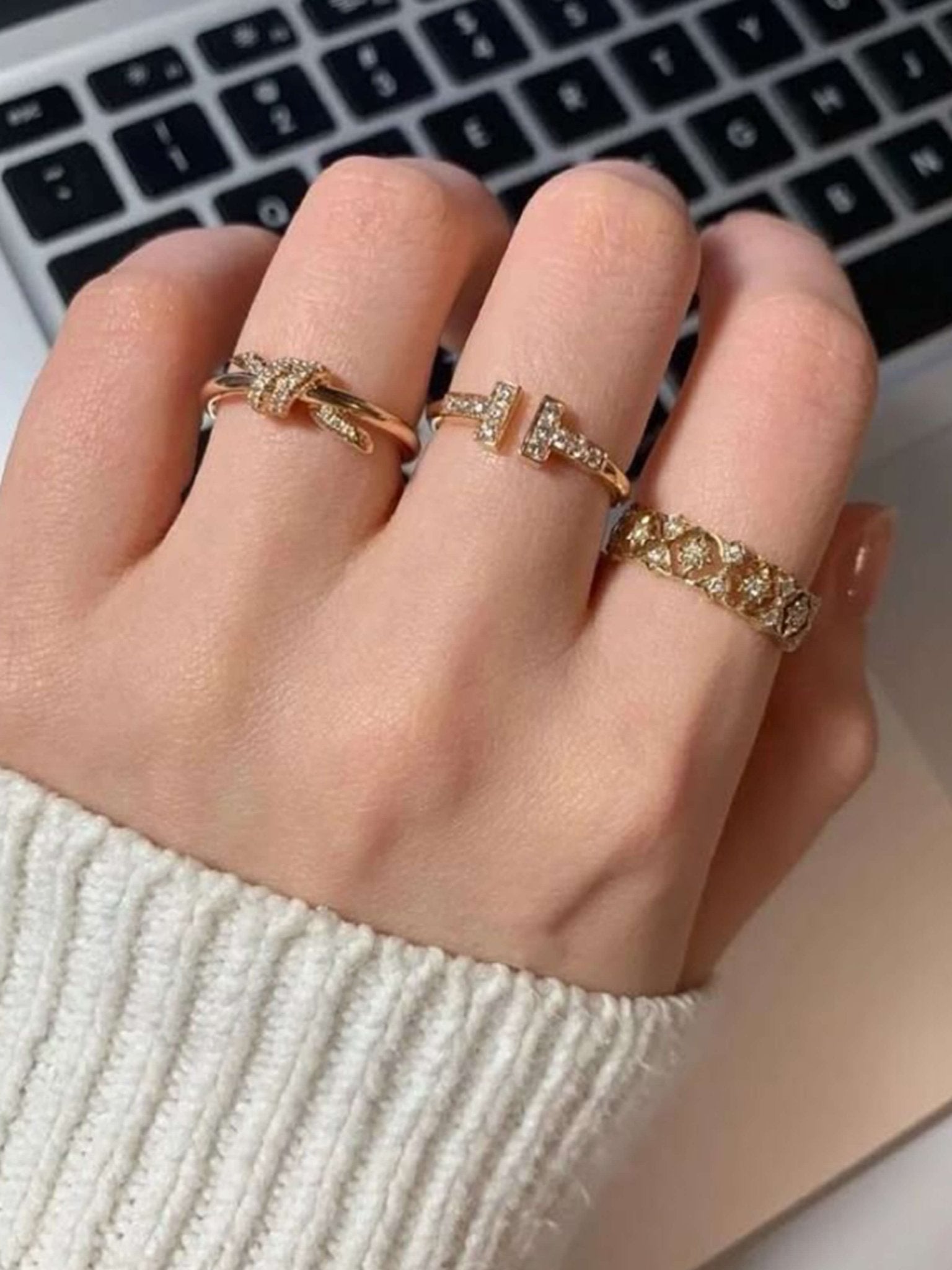 Riley Dainty Knot Ring